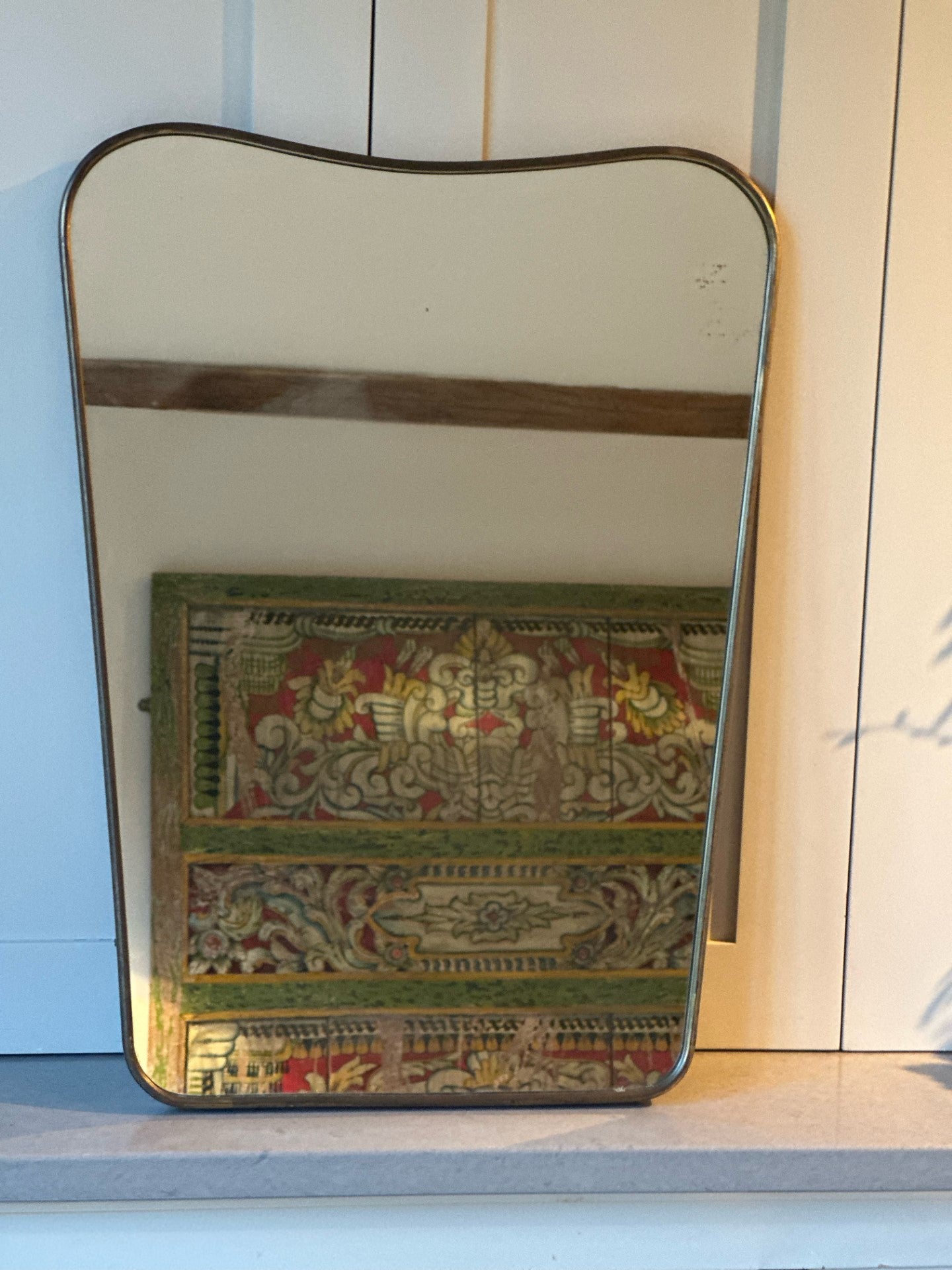 Italian Small Shield Mirror