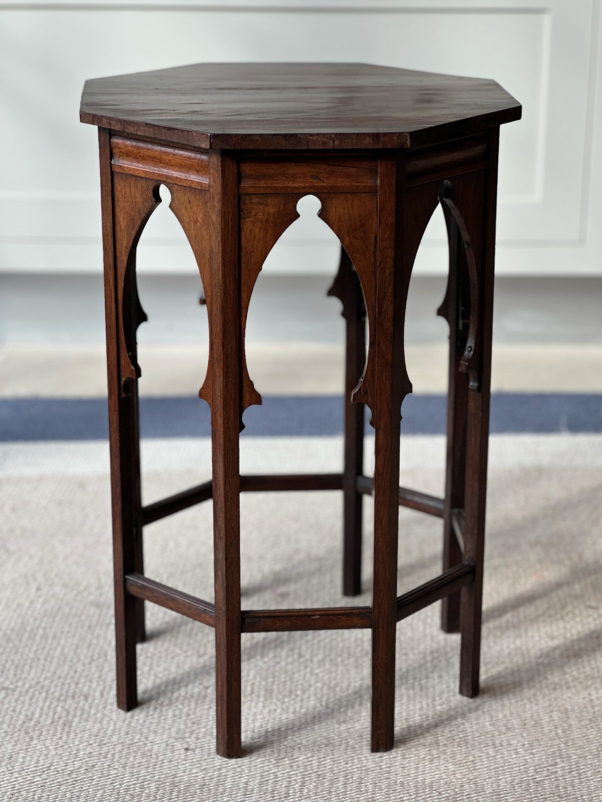 Octagonal Rosewood Moorish Table