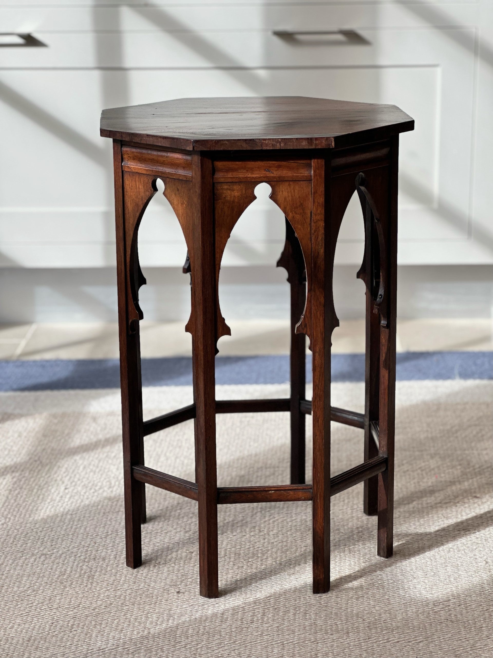 Octagonal Rosewood Moorish Table