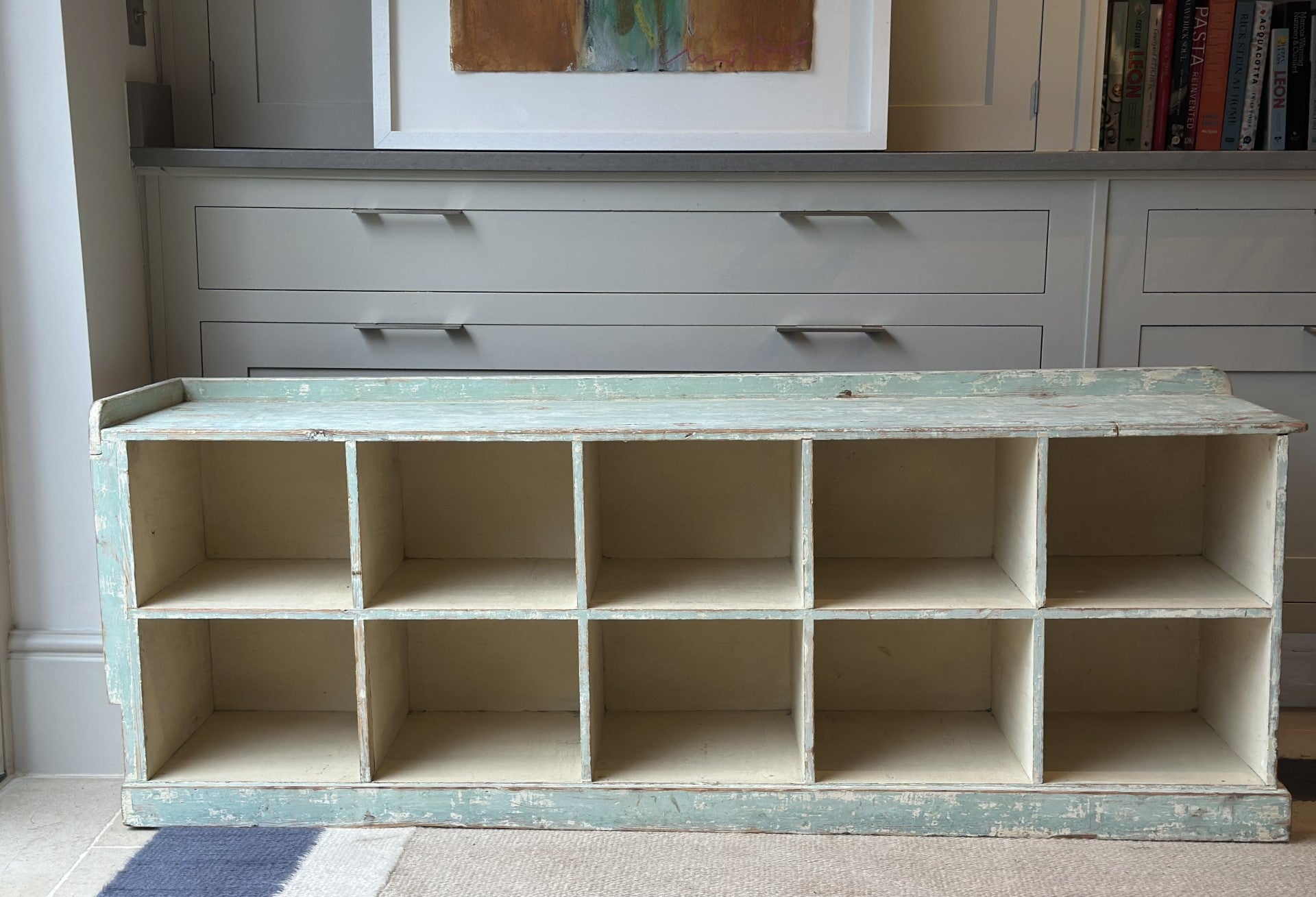 Painted Boot room Bench