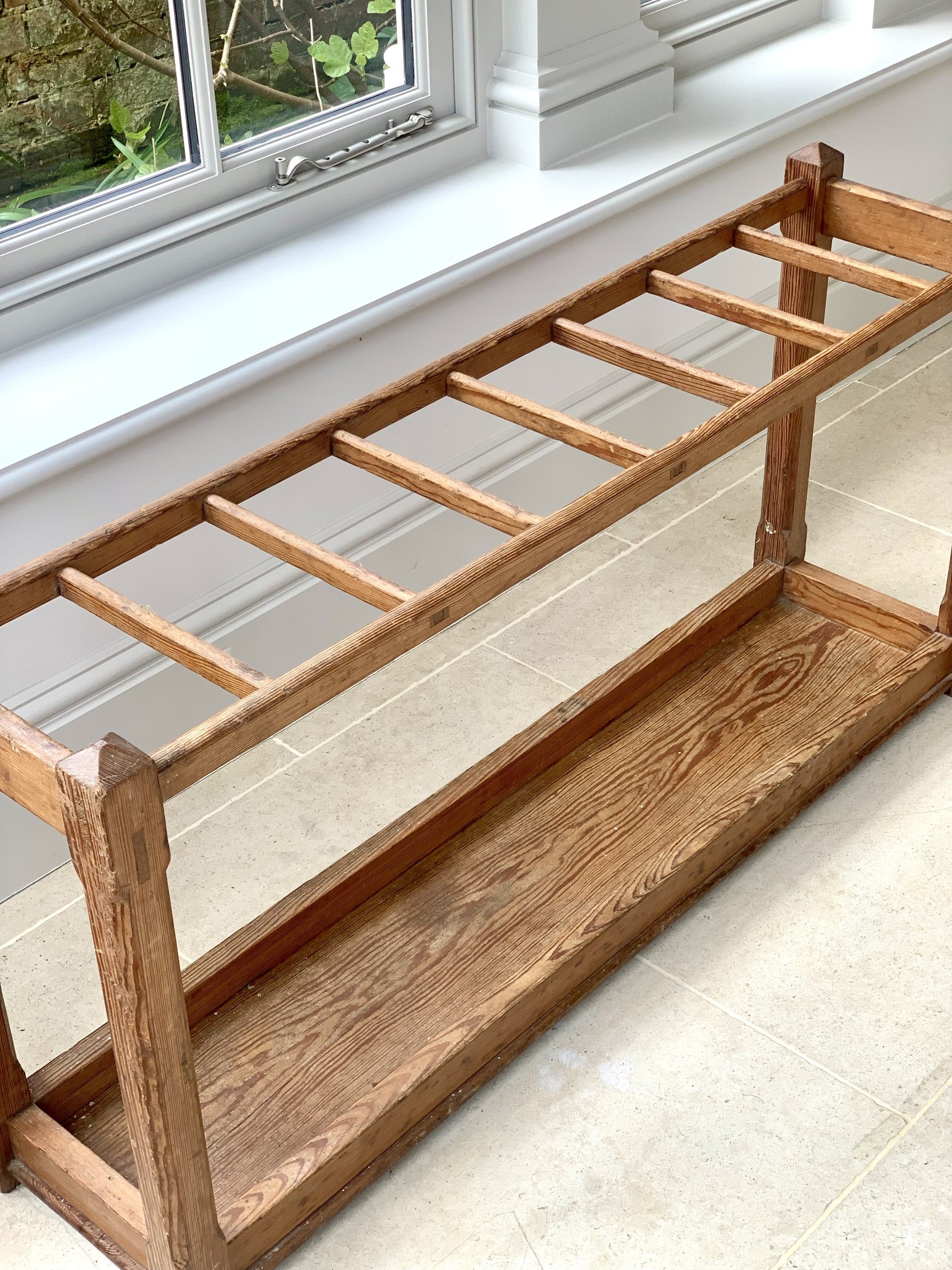 Large Pitch Pine Stick Stand