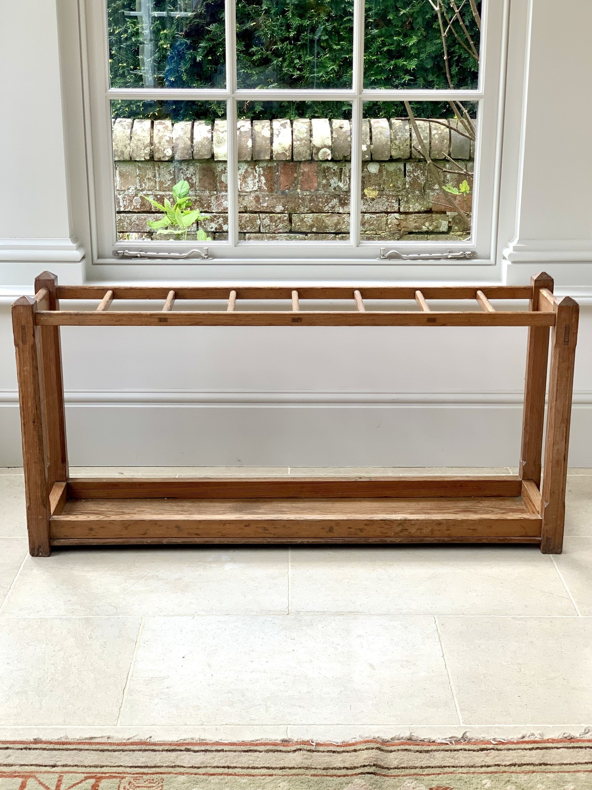 Large Pitch Pine Stick Stand