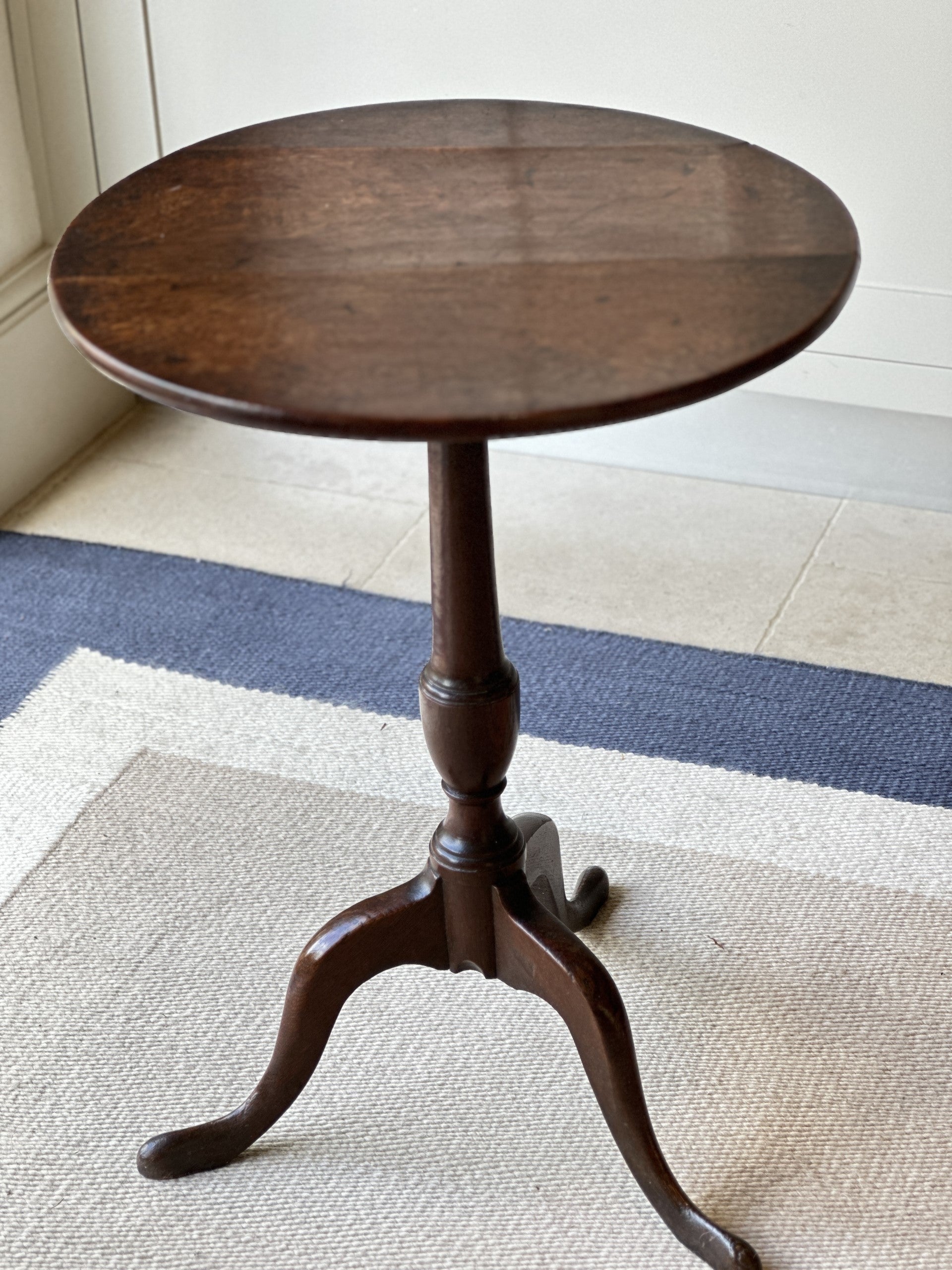 C18th Oak Tripod Table