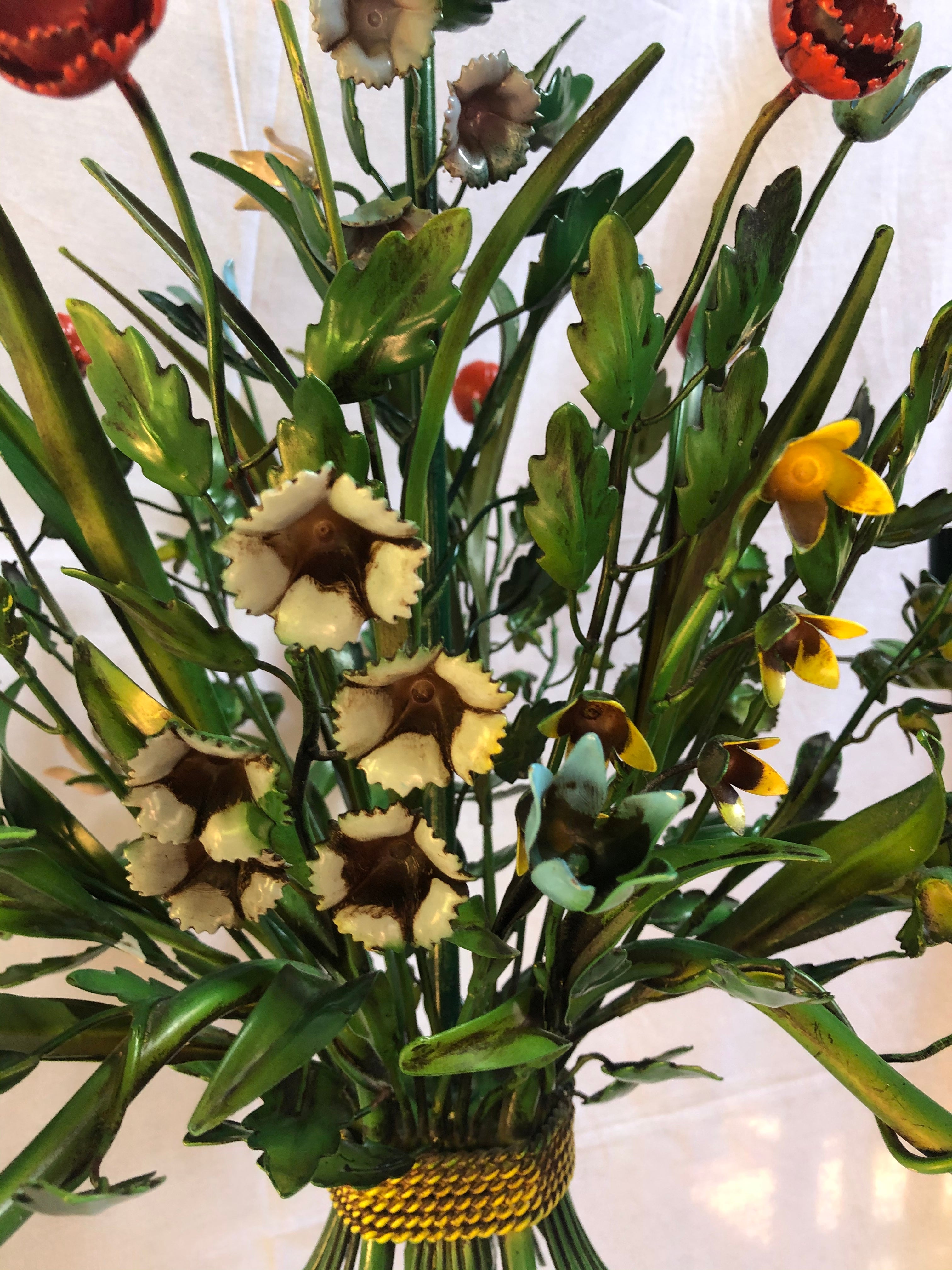 Mid century French Toleware Chandelier