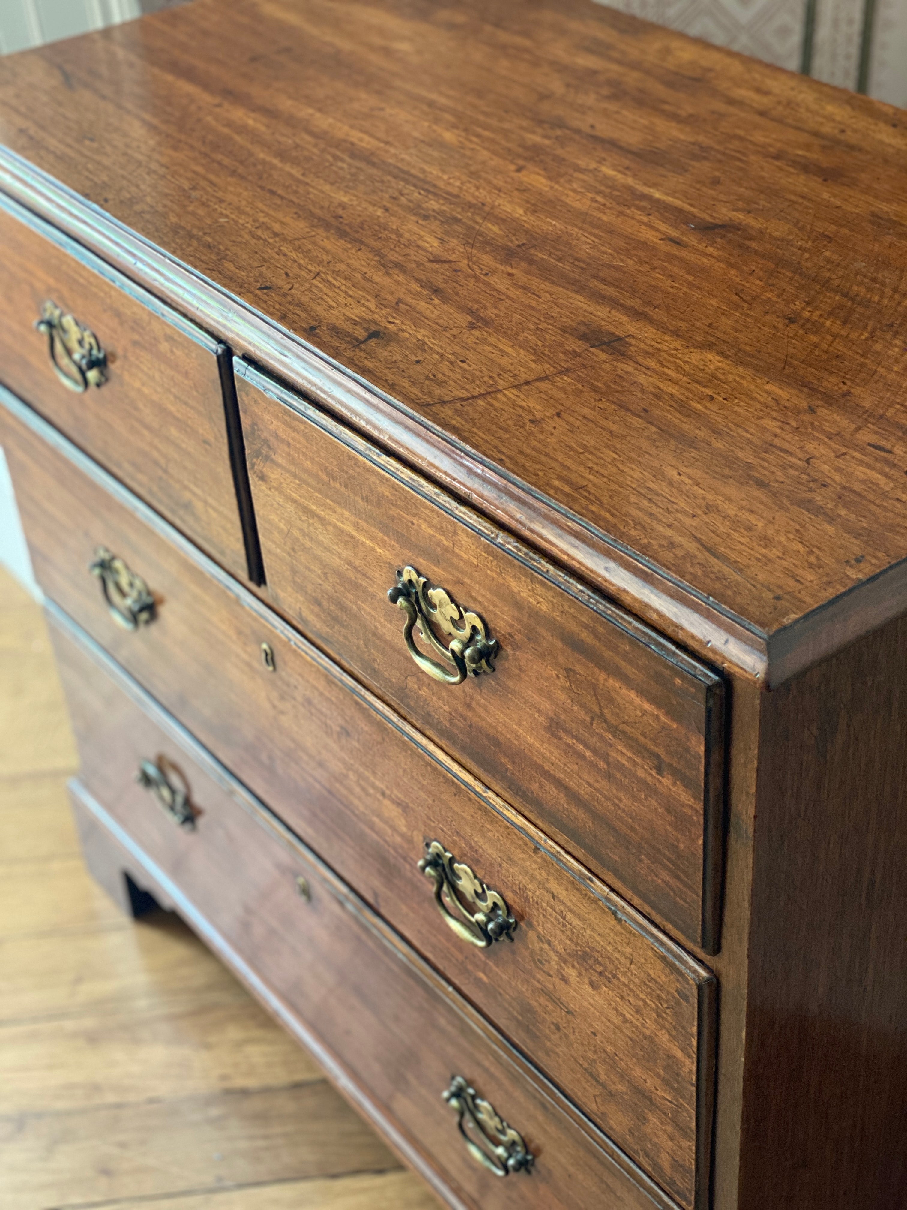 Immaculate Small Regency Chest of Drawers