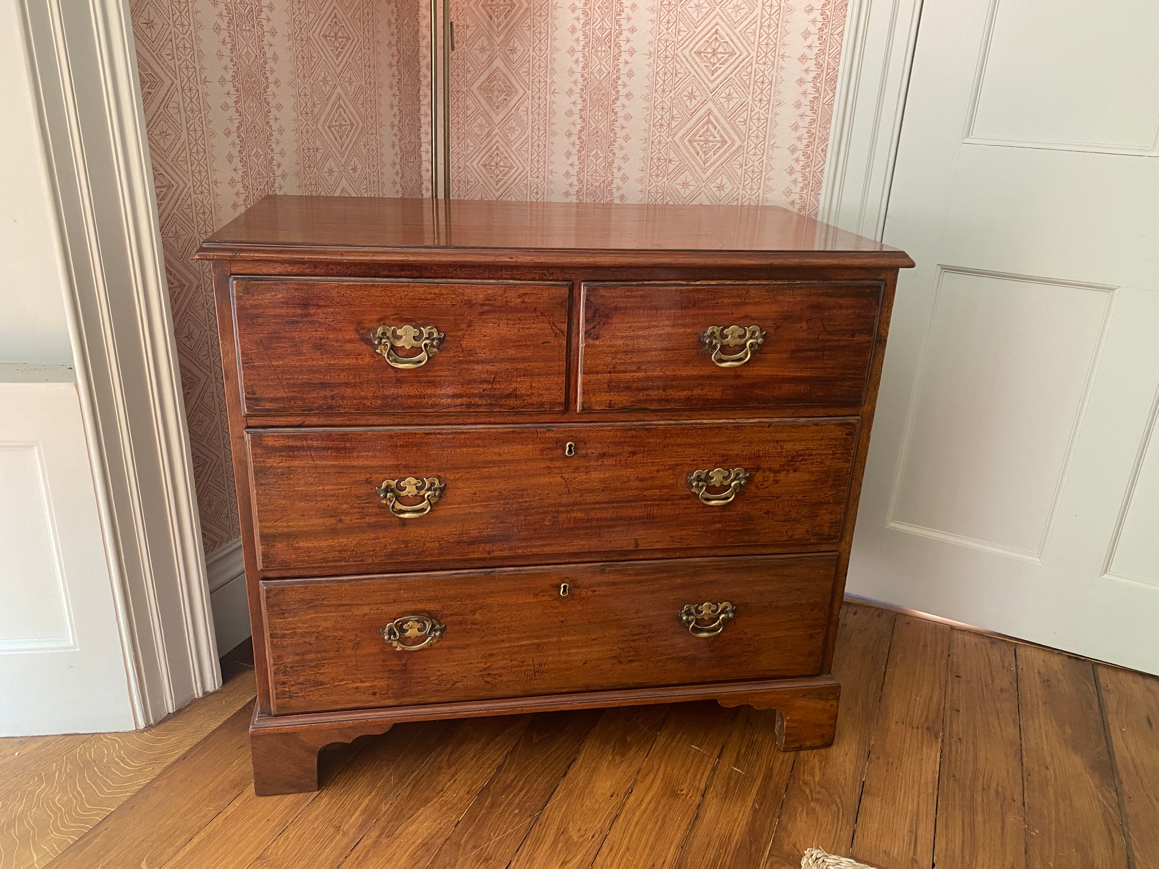 Immaculate Small Regency Chest of Drawers