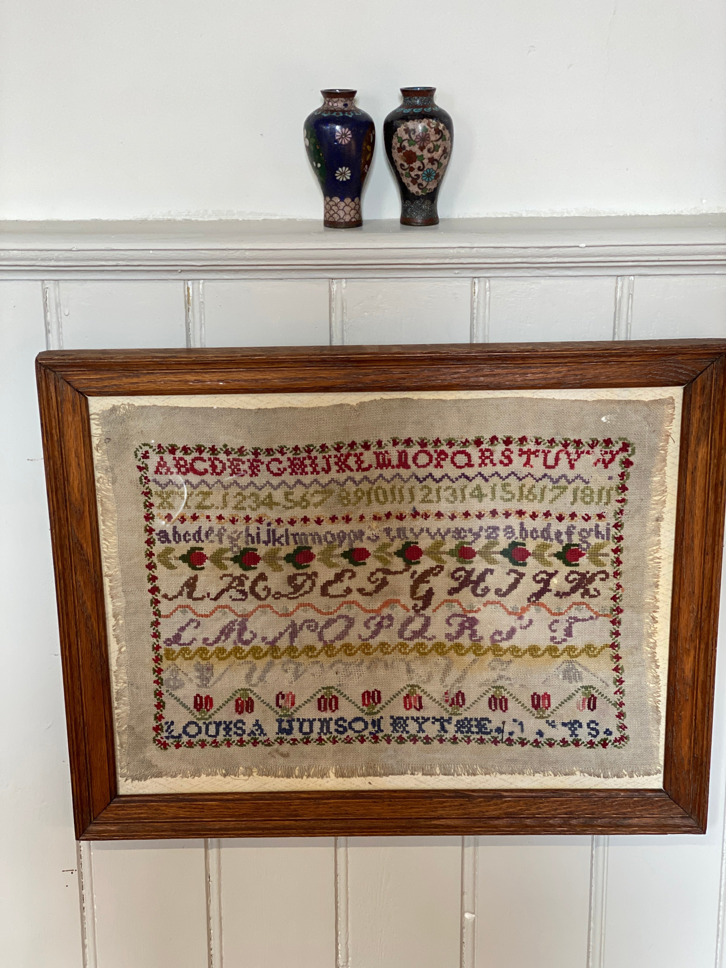 Pretty framed Sampler