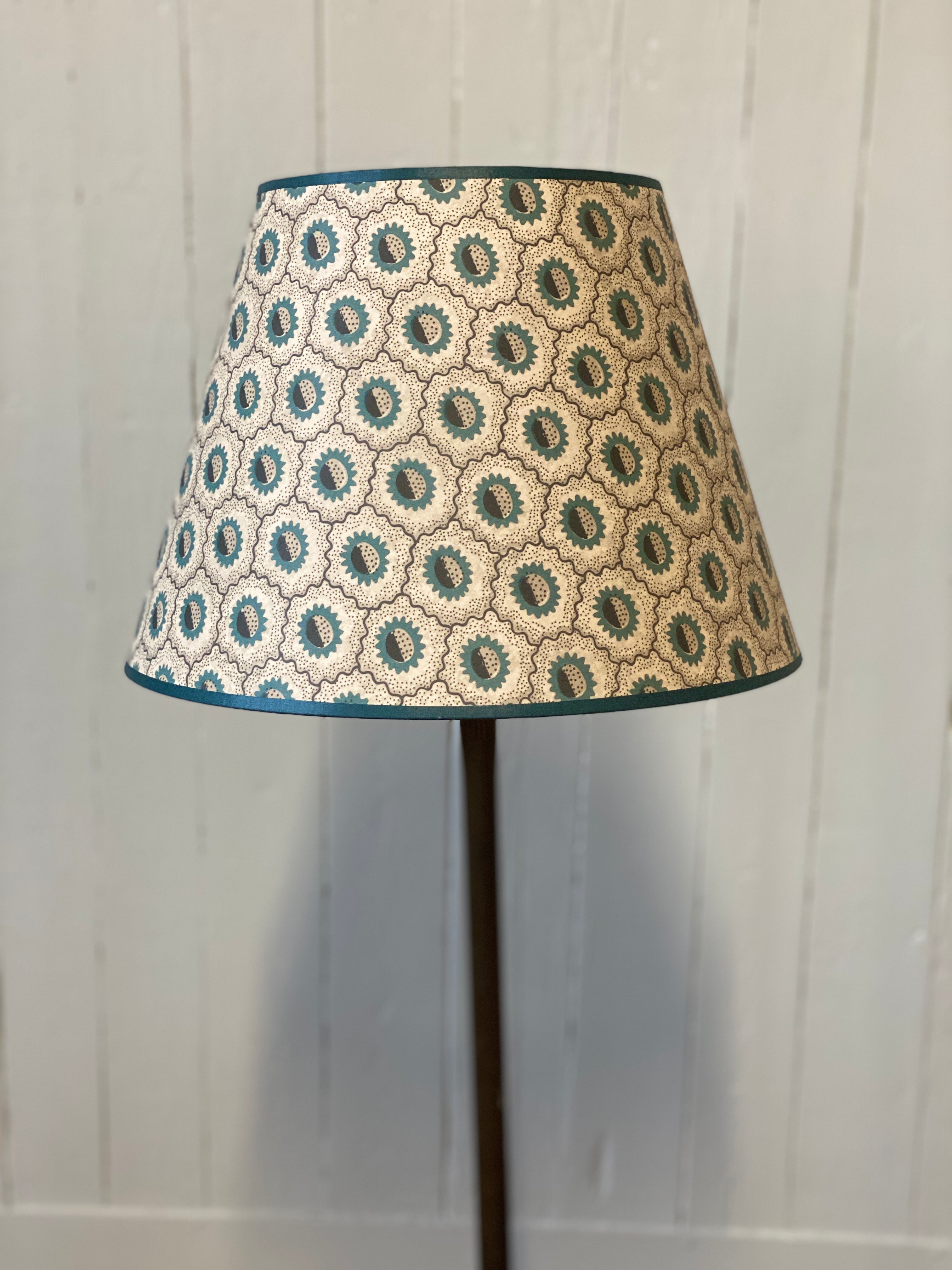 French Mid-Century Brass Standard Lamp