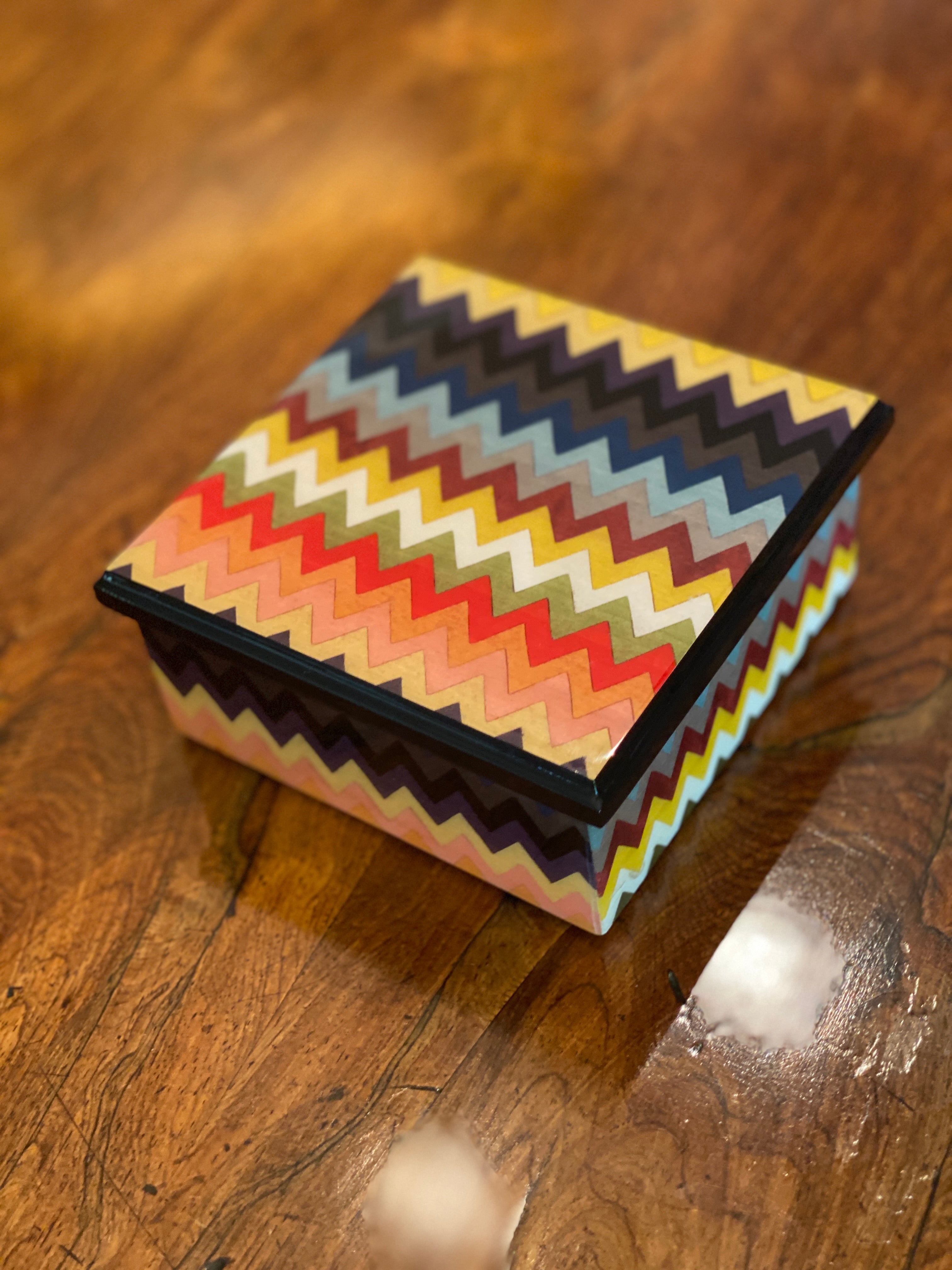 Italian Marquetry Boxes with Velvet Interior