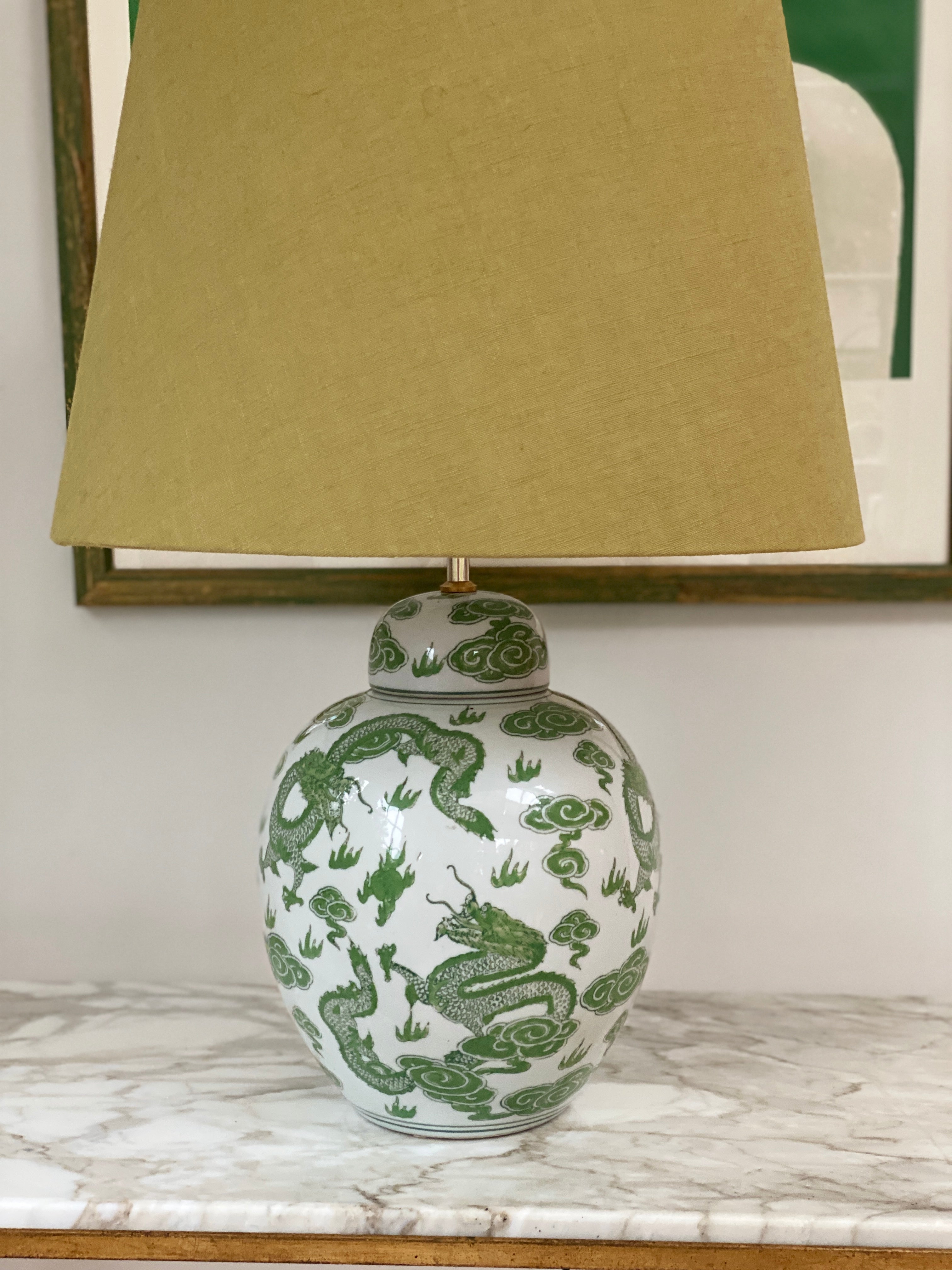 Vintage Chinese Ginger Jar Lamp