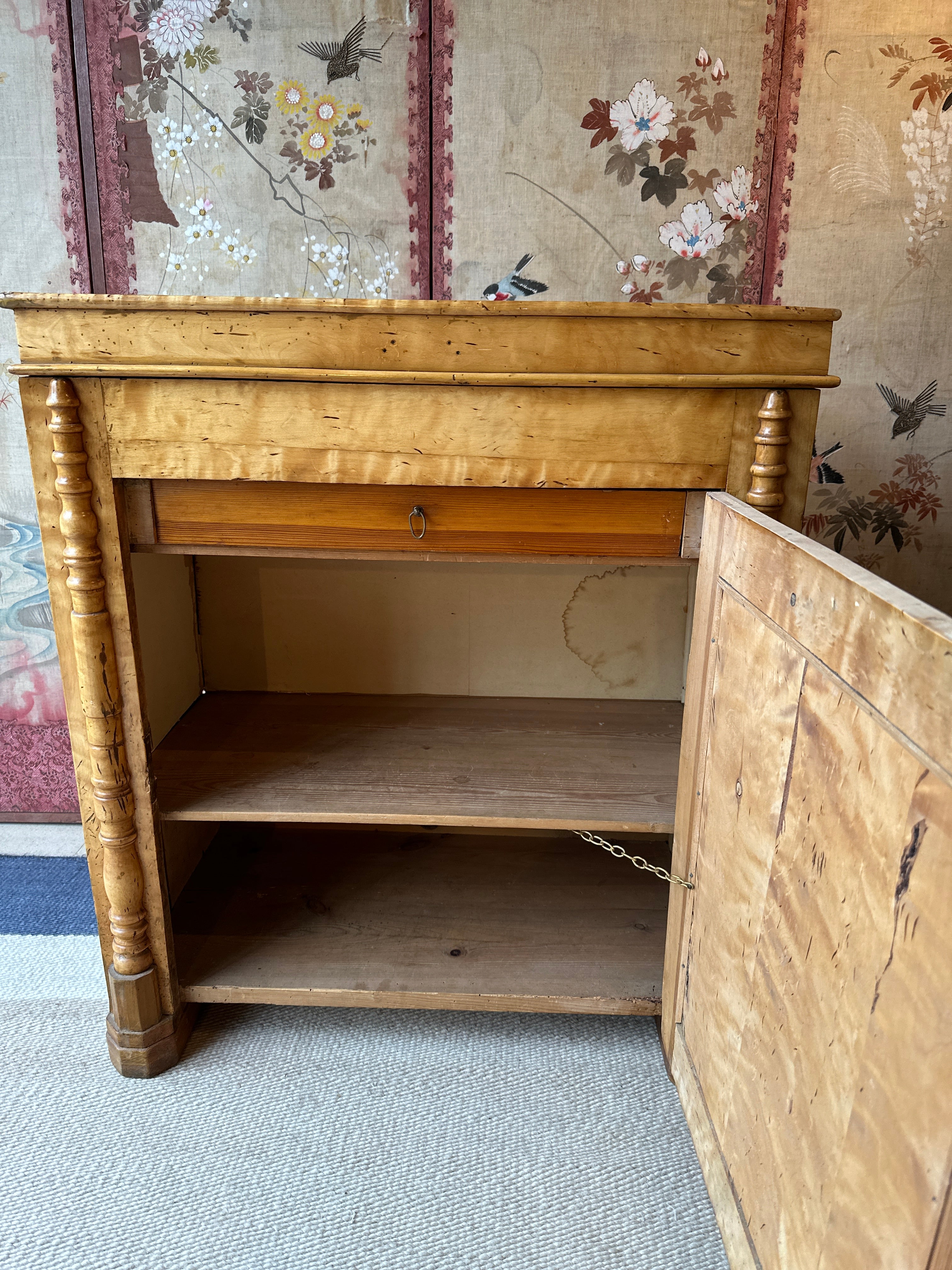Satin Birch Cupboard