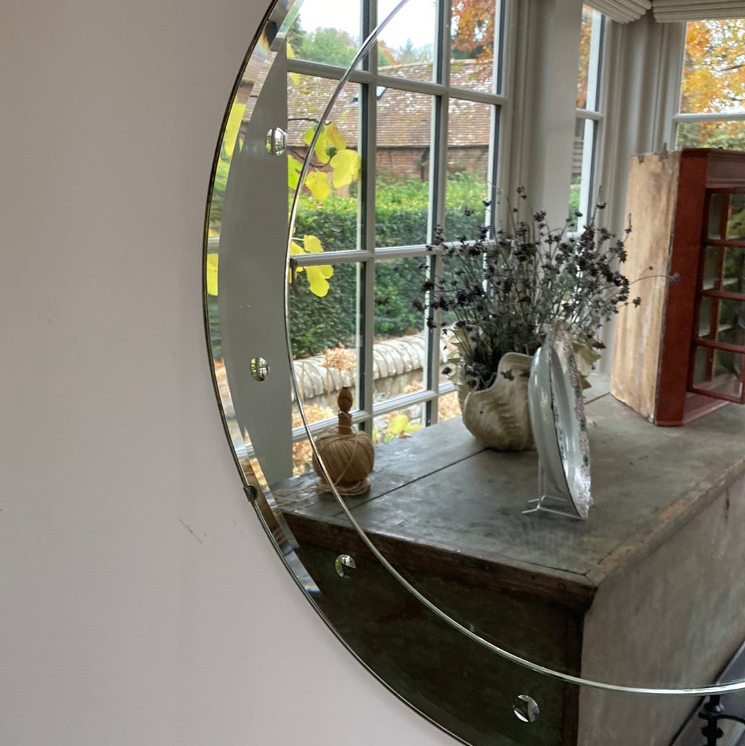 Medium Art Deco Bubble Mirror