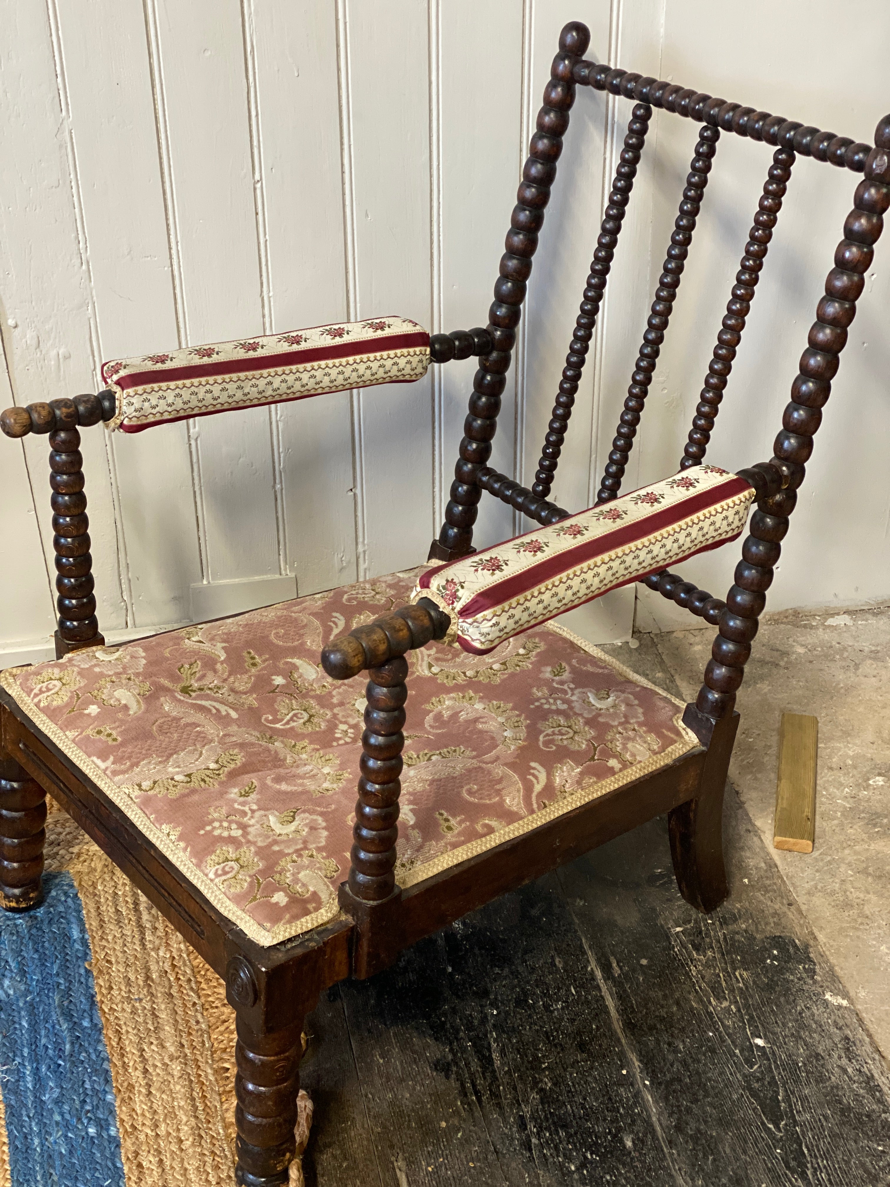 Early C20th Bobbin Turned Armchair