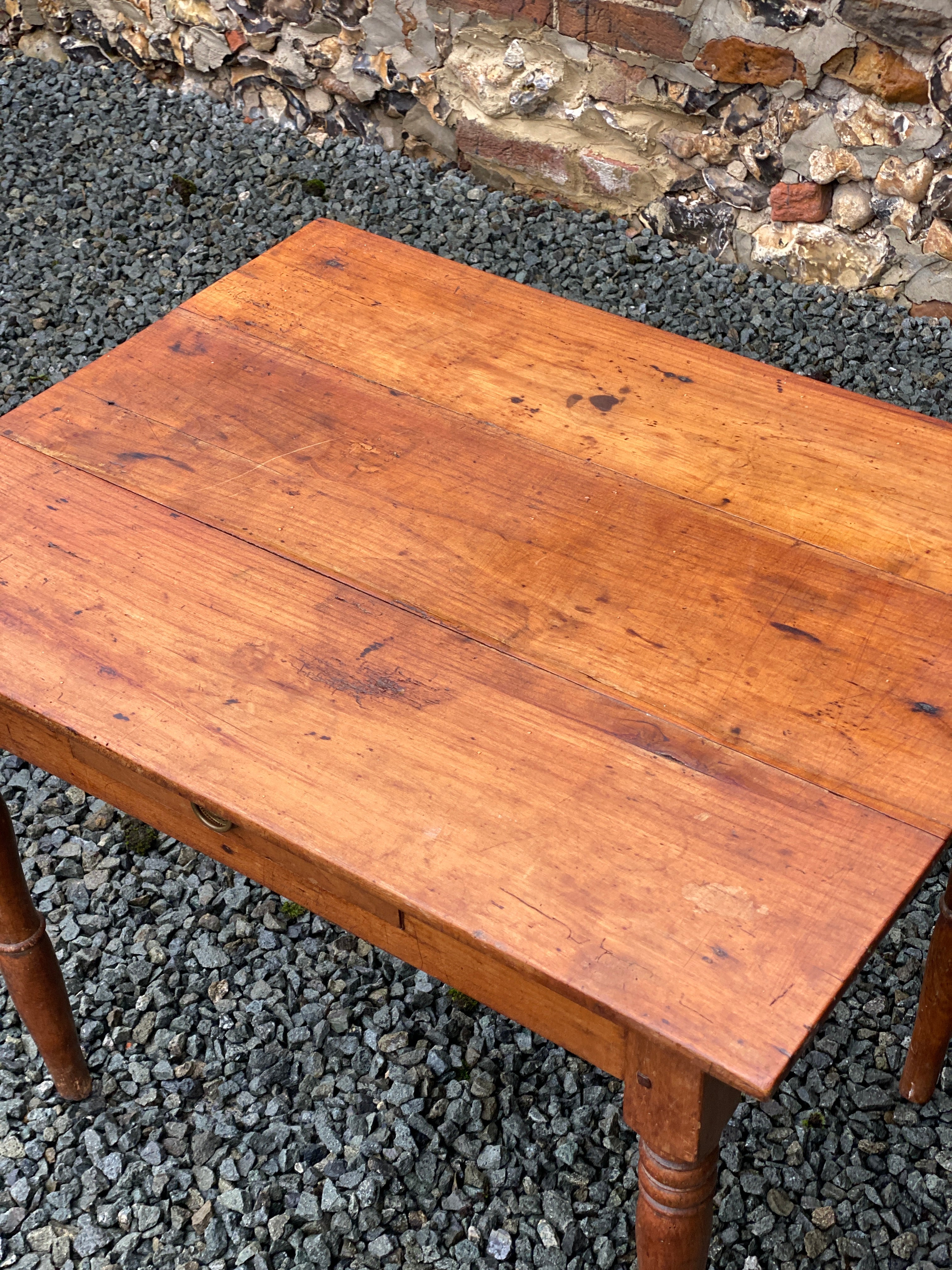 Vintage Pitch Pine Table