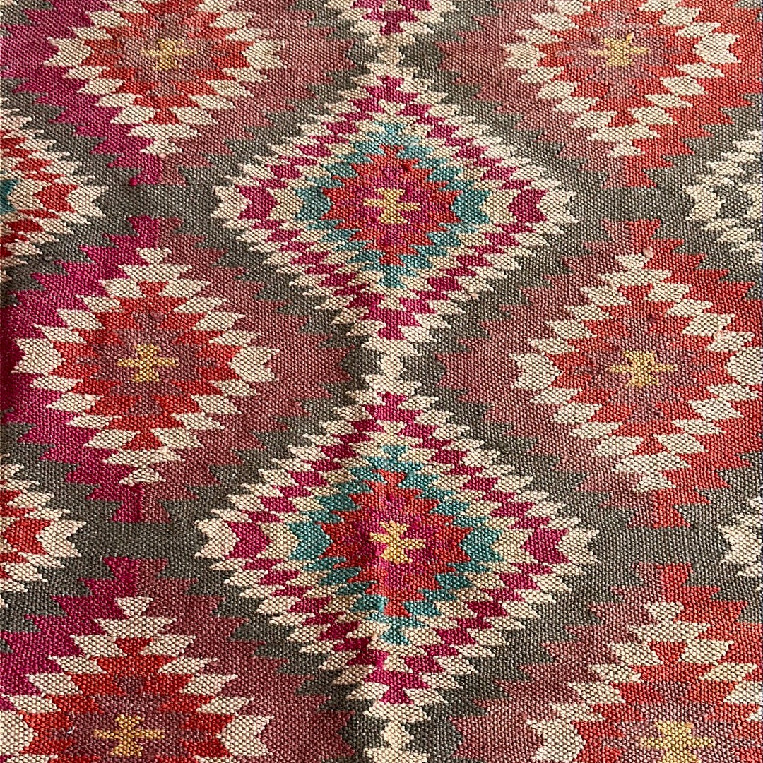 Vintage Moroccan Flatweave Rug