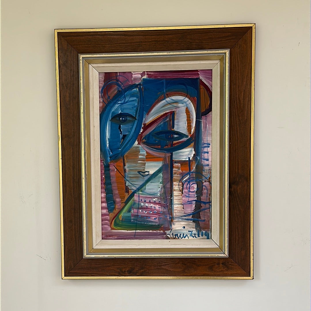 Abstract Painting by Swedish Artist Louis Zelig