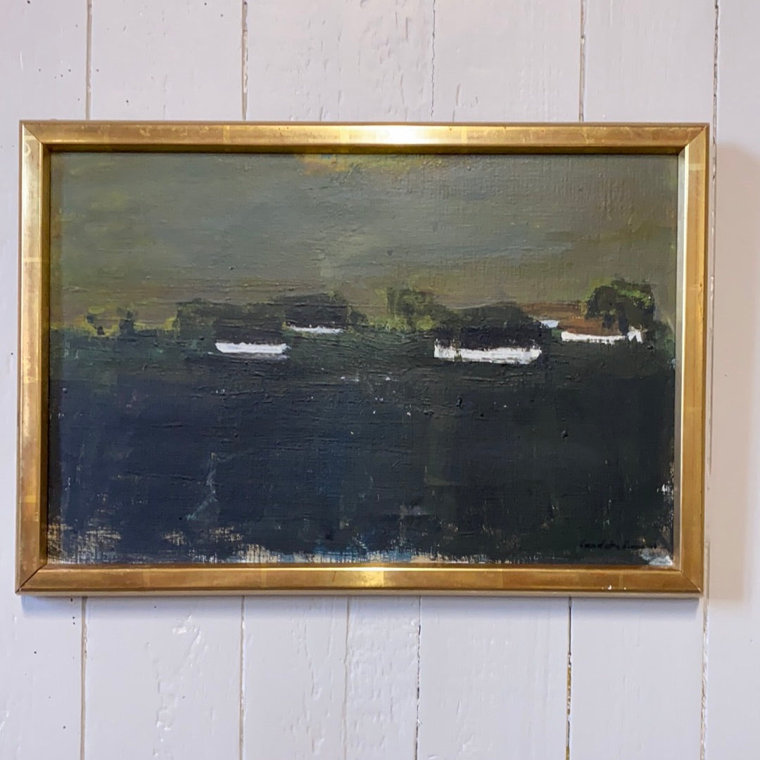 Signed Oil Painting by HJALMAR LUNDSTROM