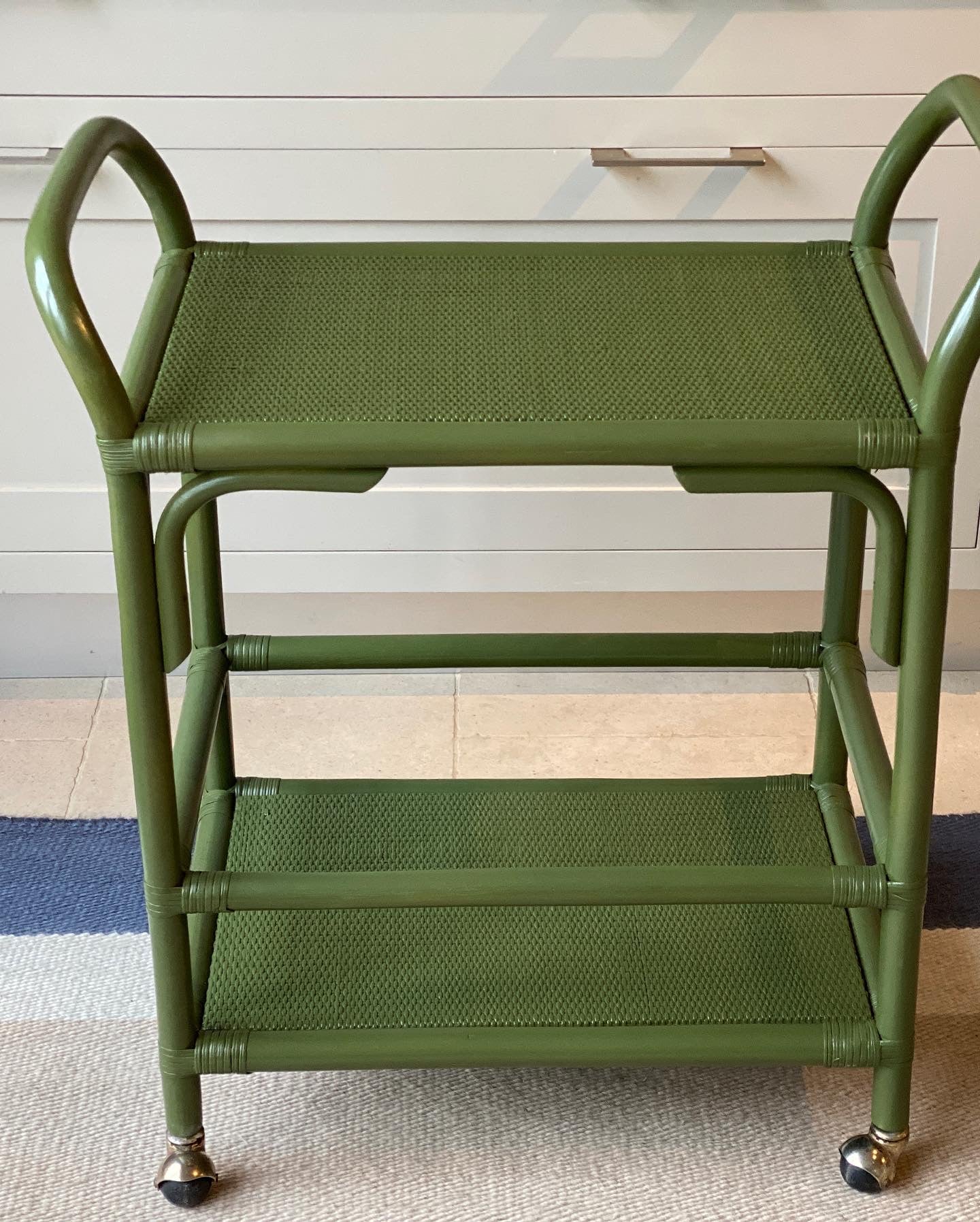 Pretty Cane Trolley on Castors