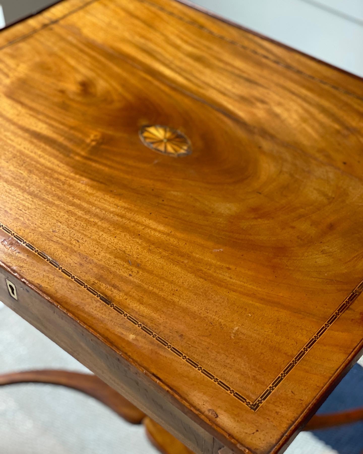 Pretty Early 20th C Side Table with Drawer