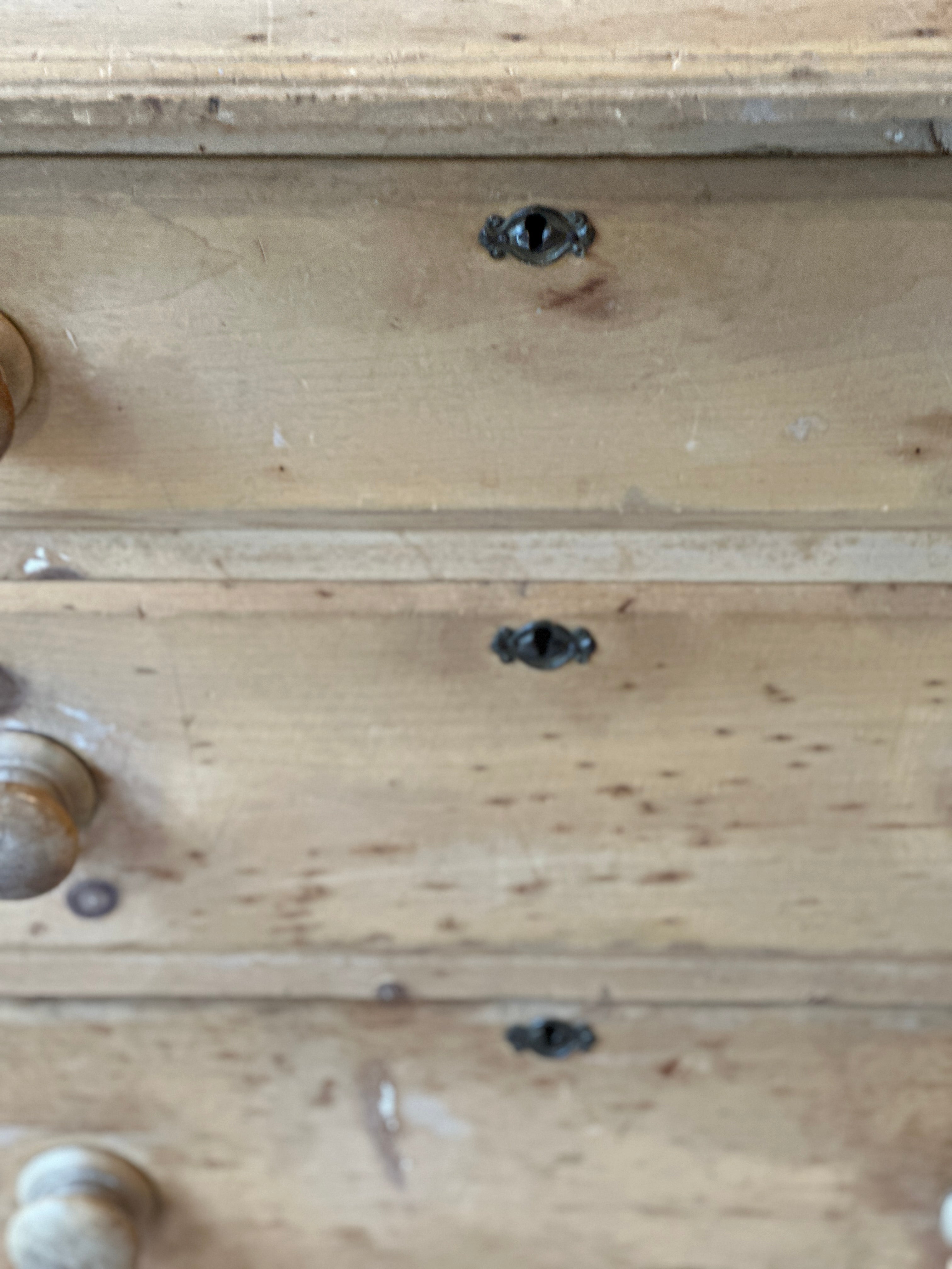 Large Vintage Pine Wash Stand