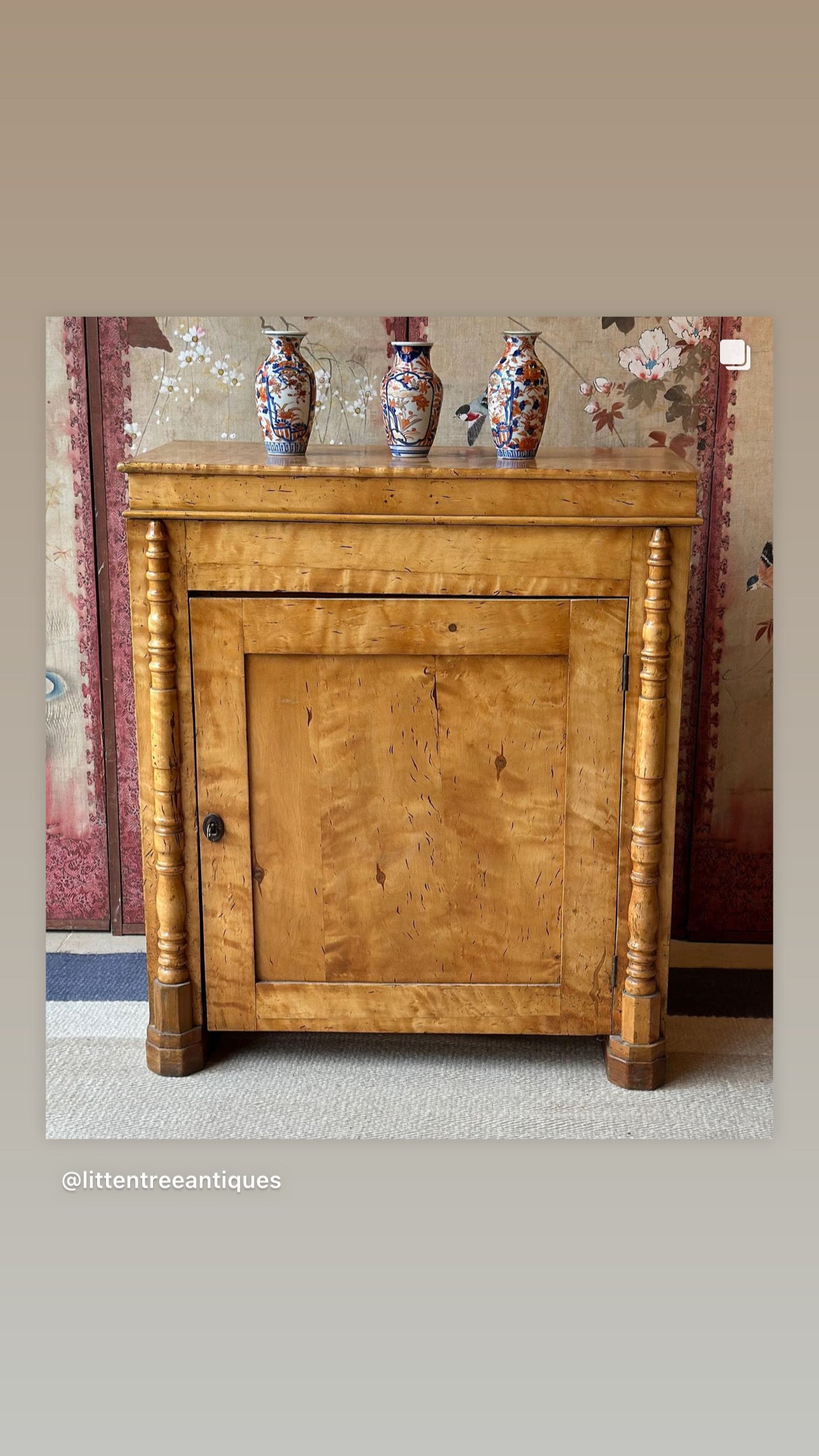 Satin Birch Cupboard