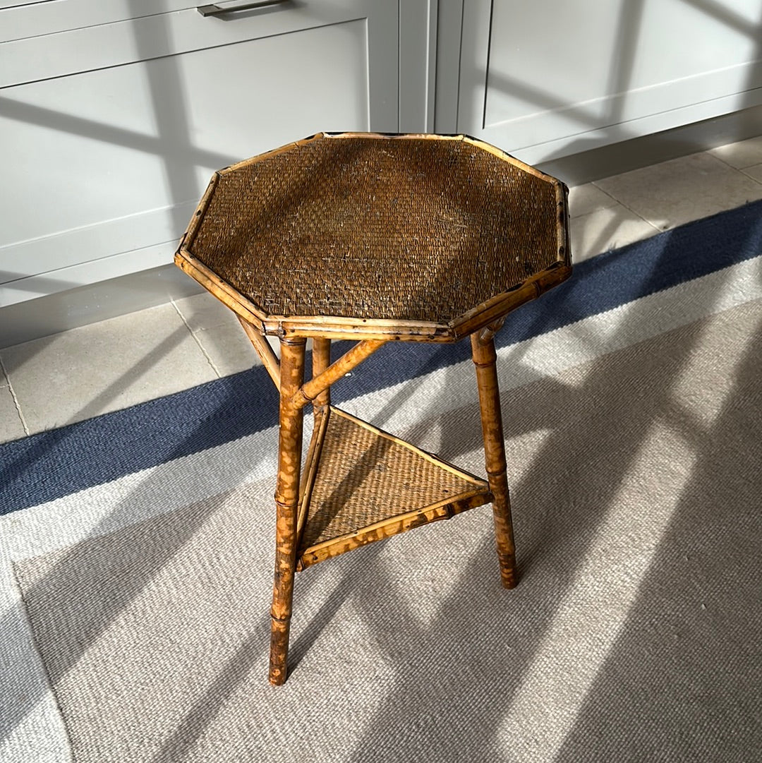 Octagonal Plant Stand with shelf