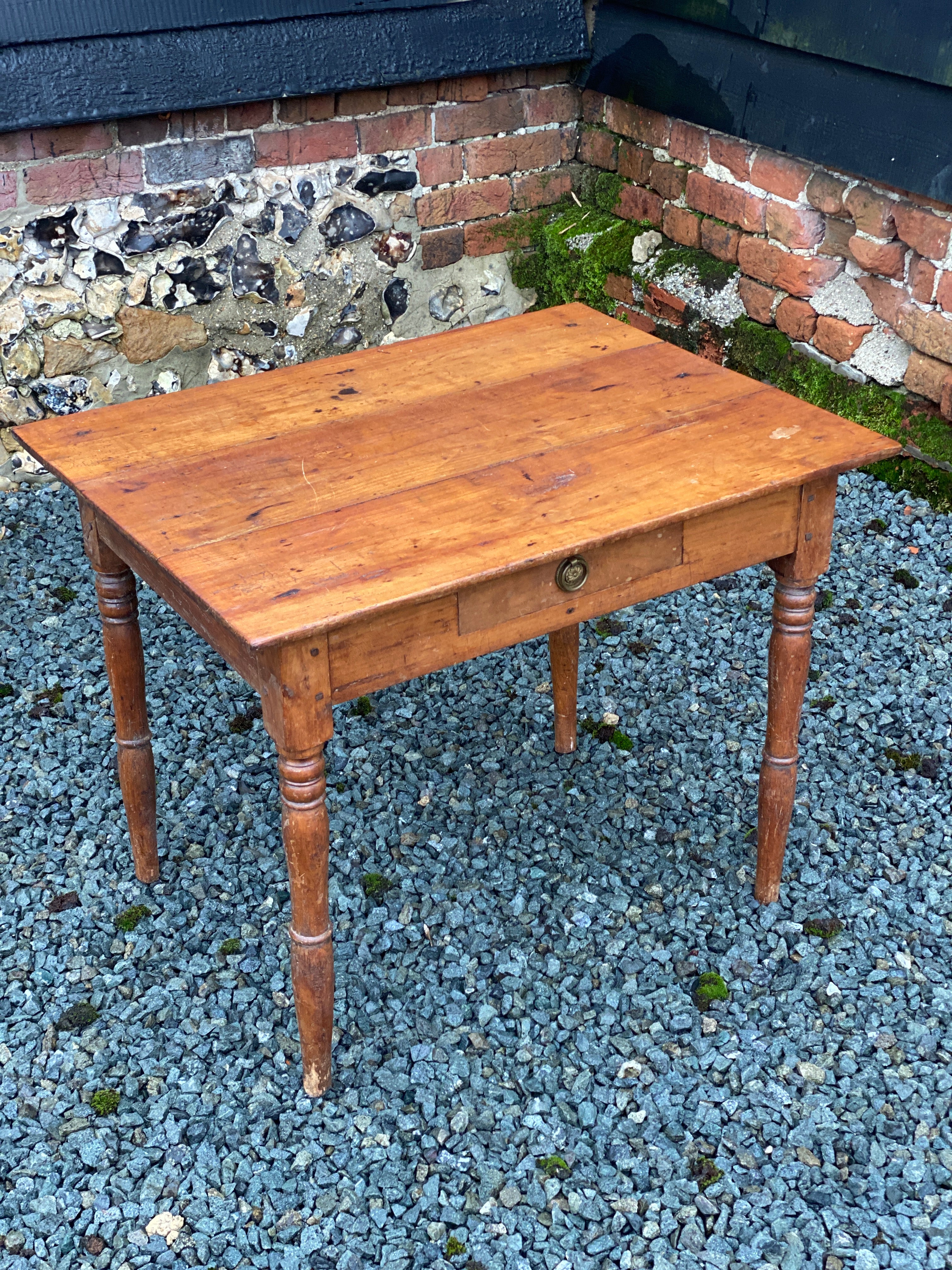 Vintage Pitch Pine Table