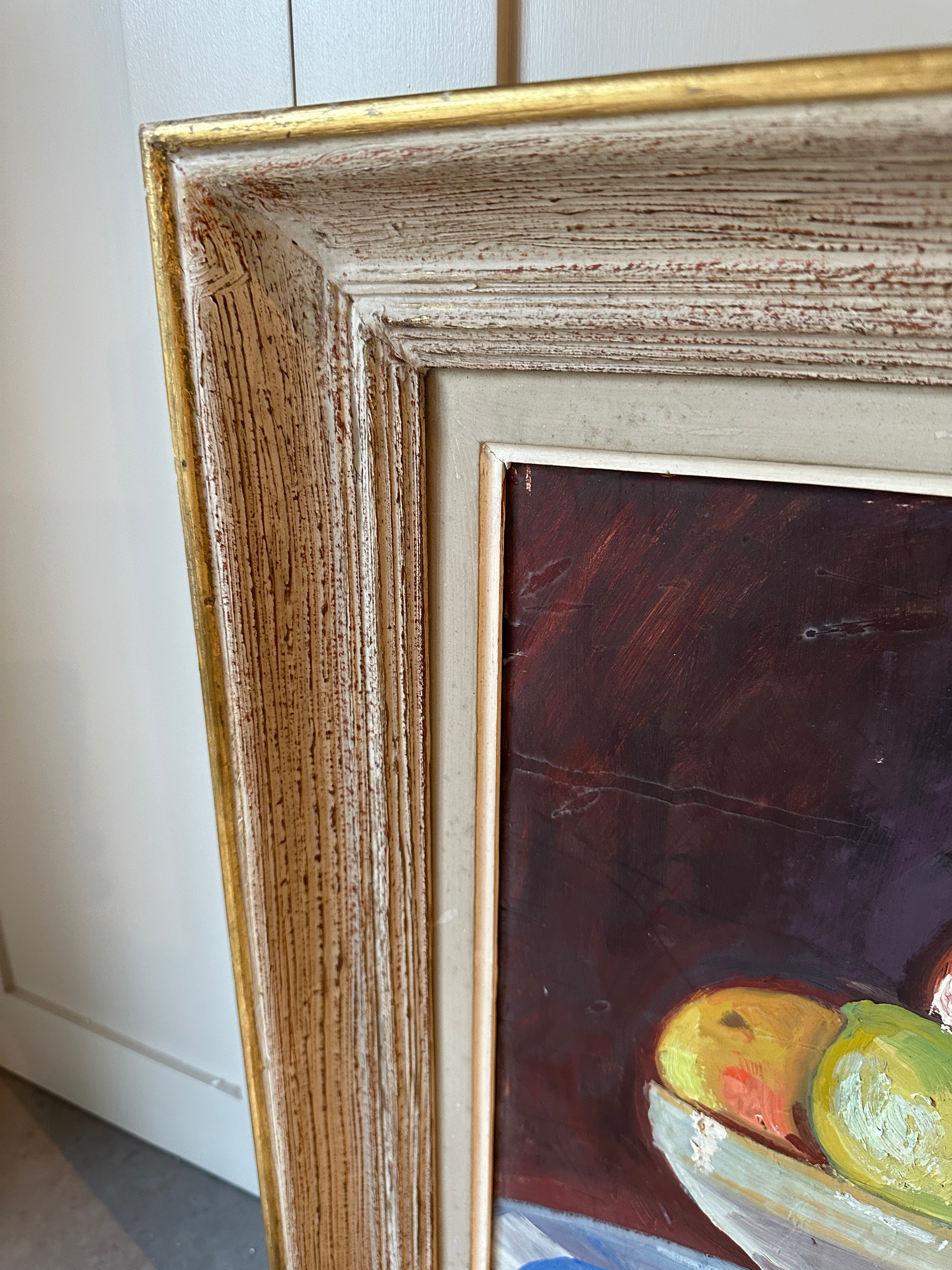 Colourful Naive Still Life signed Hadkinson 68