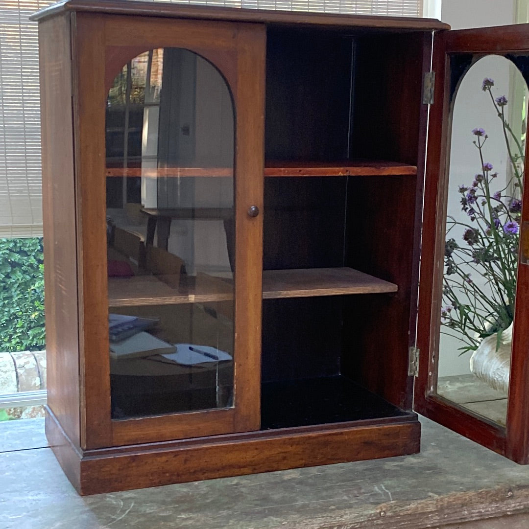 Small Glazed Wall or Standing Cupboard