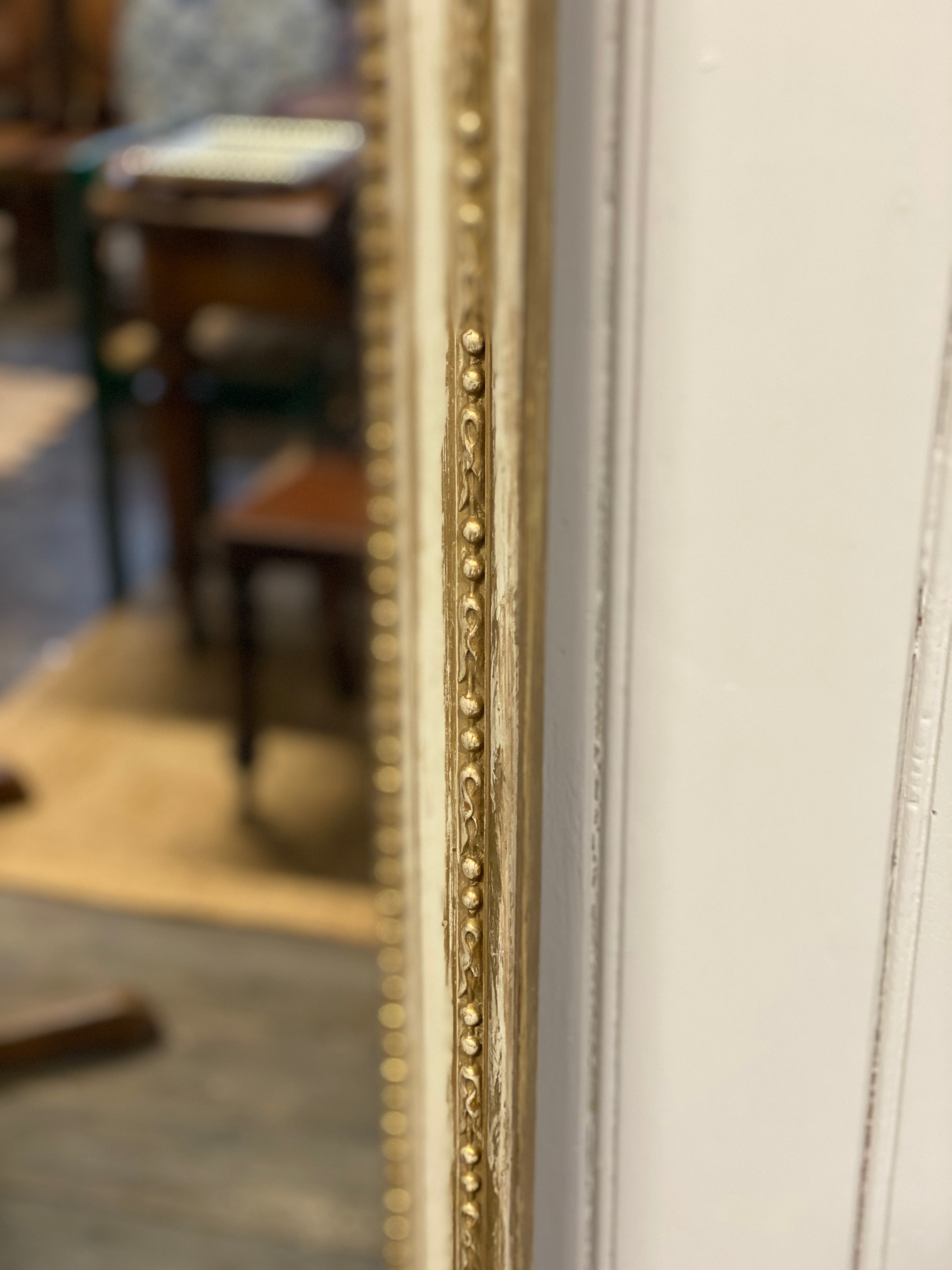 Very Tall French Gilt Mirror