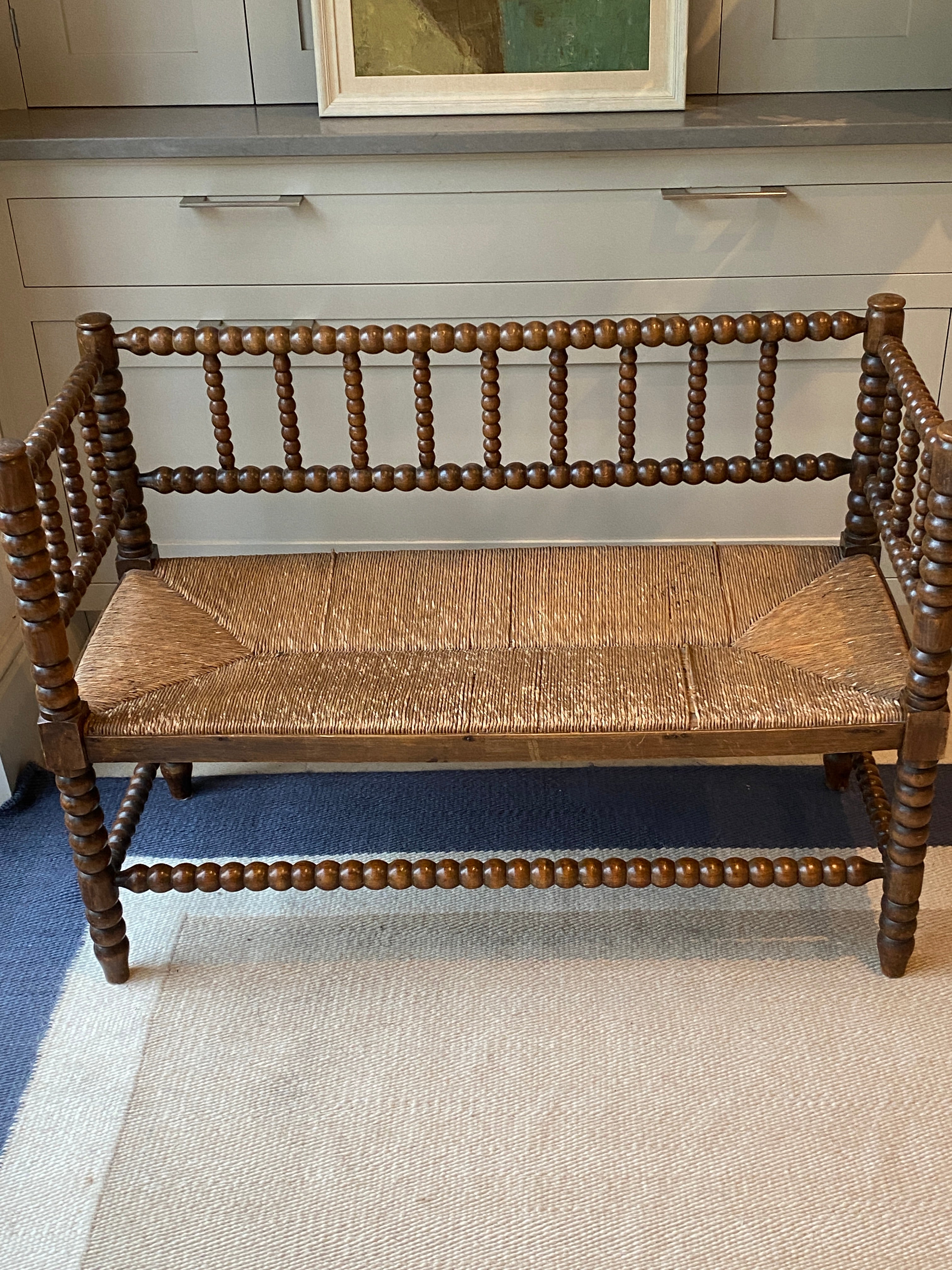 Late 19th Century Bobbin Turned Bench