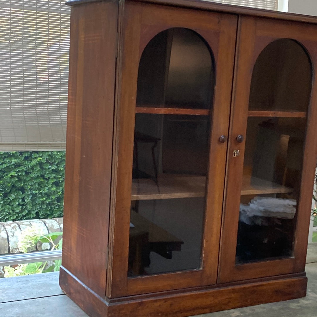 Small Glazed Wall or Standing Cupboard