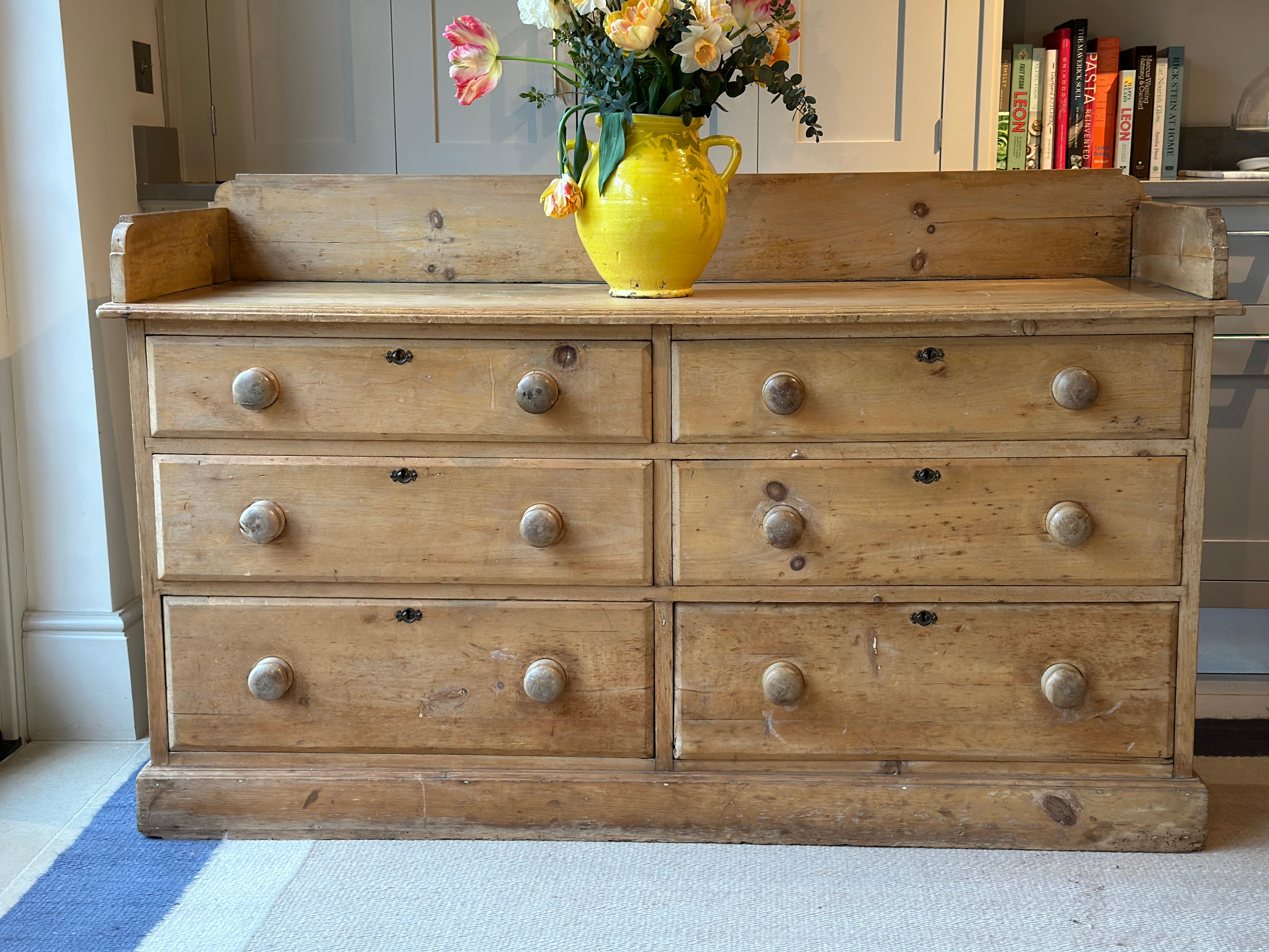 Large Vintage Pine Wash Stand