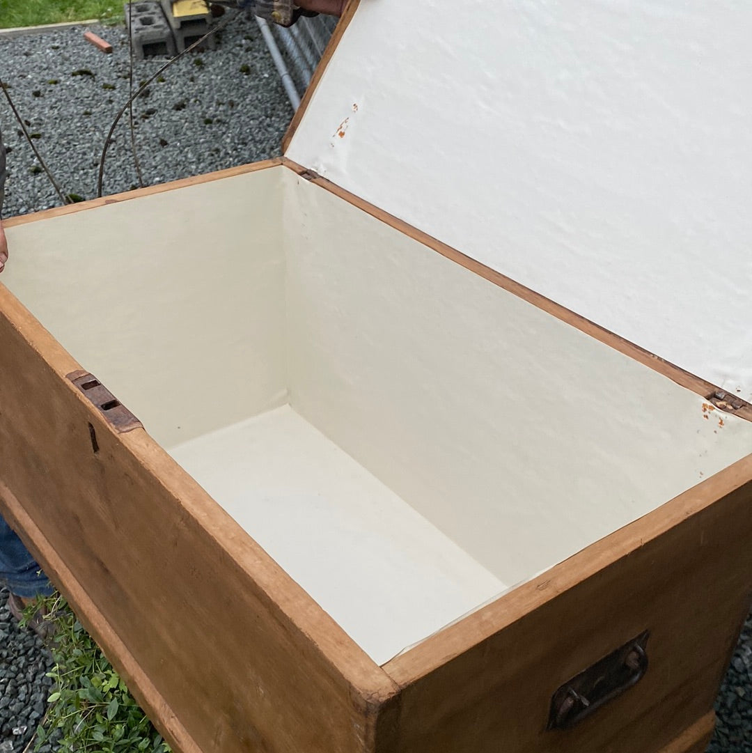 Small Pitch Pine Chest