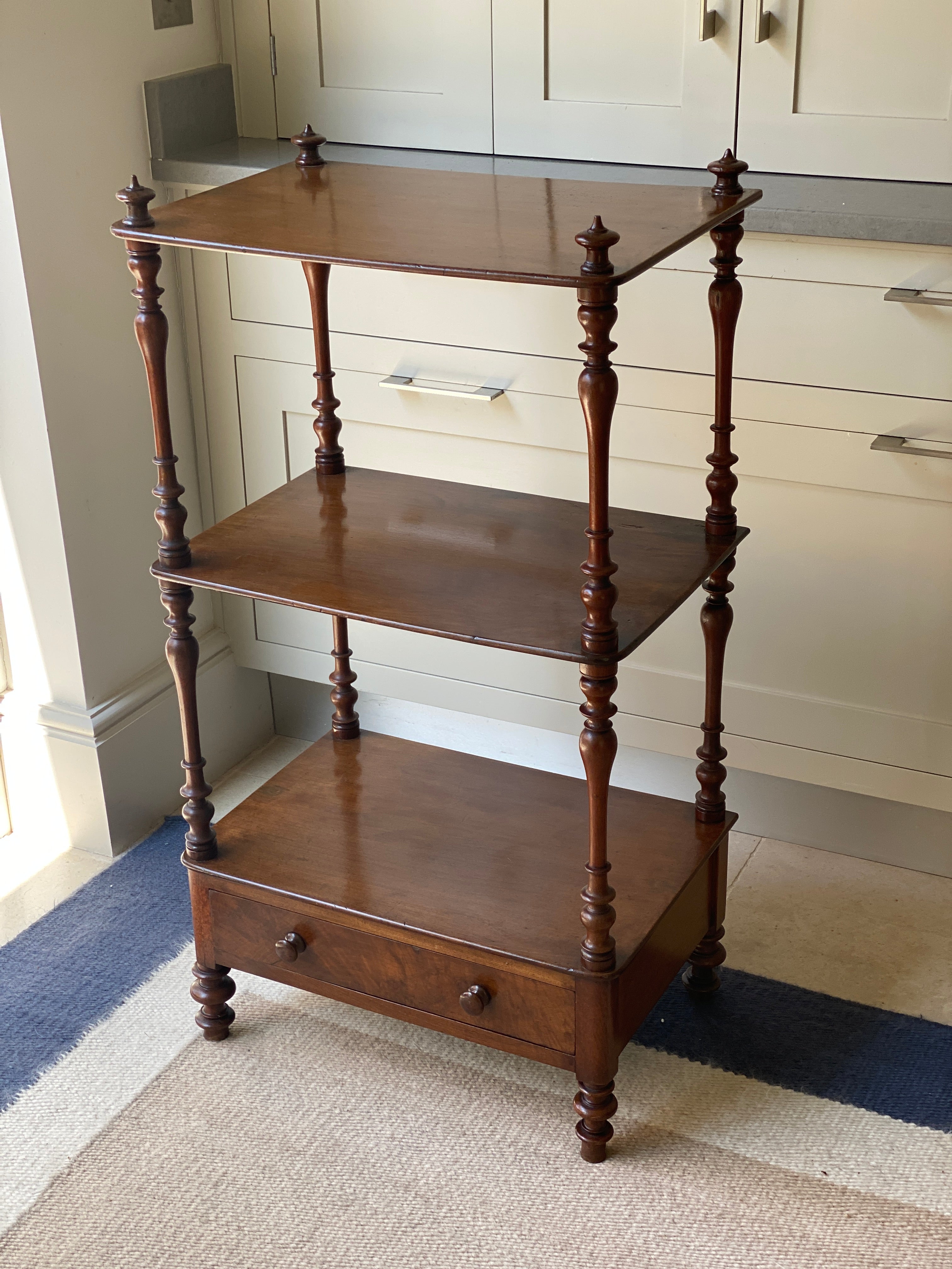 Pretty Small Mahogany Whatnot