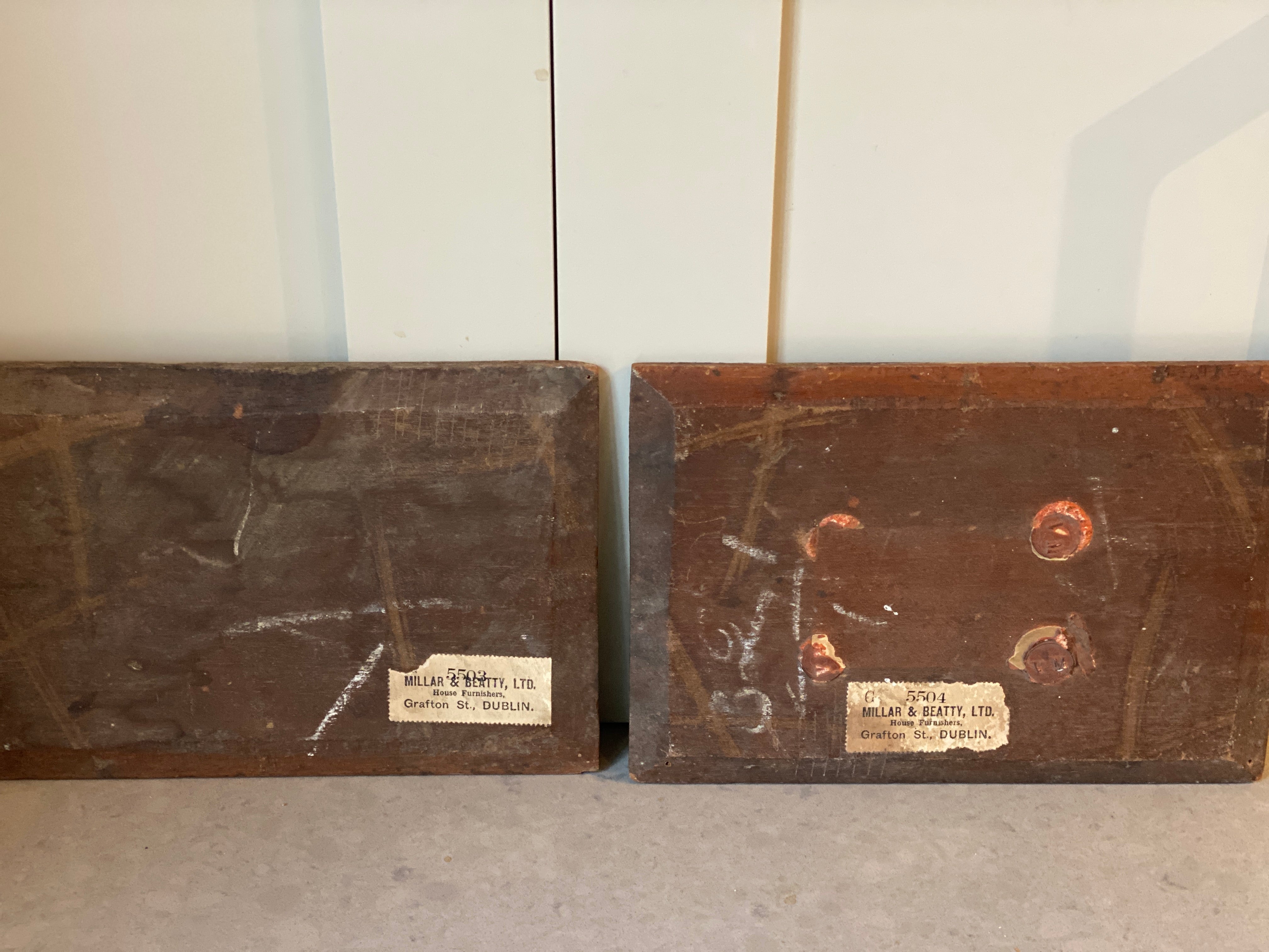 Pair of Irish Oil Landscapes on Board