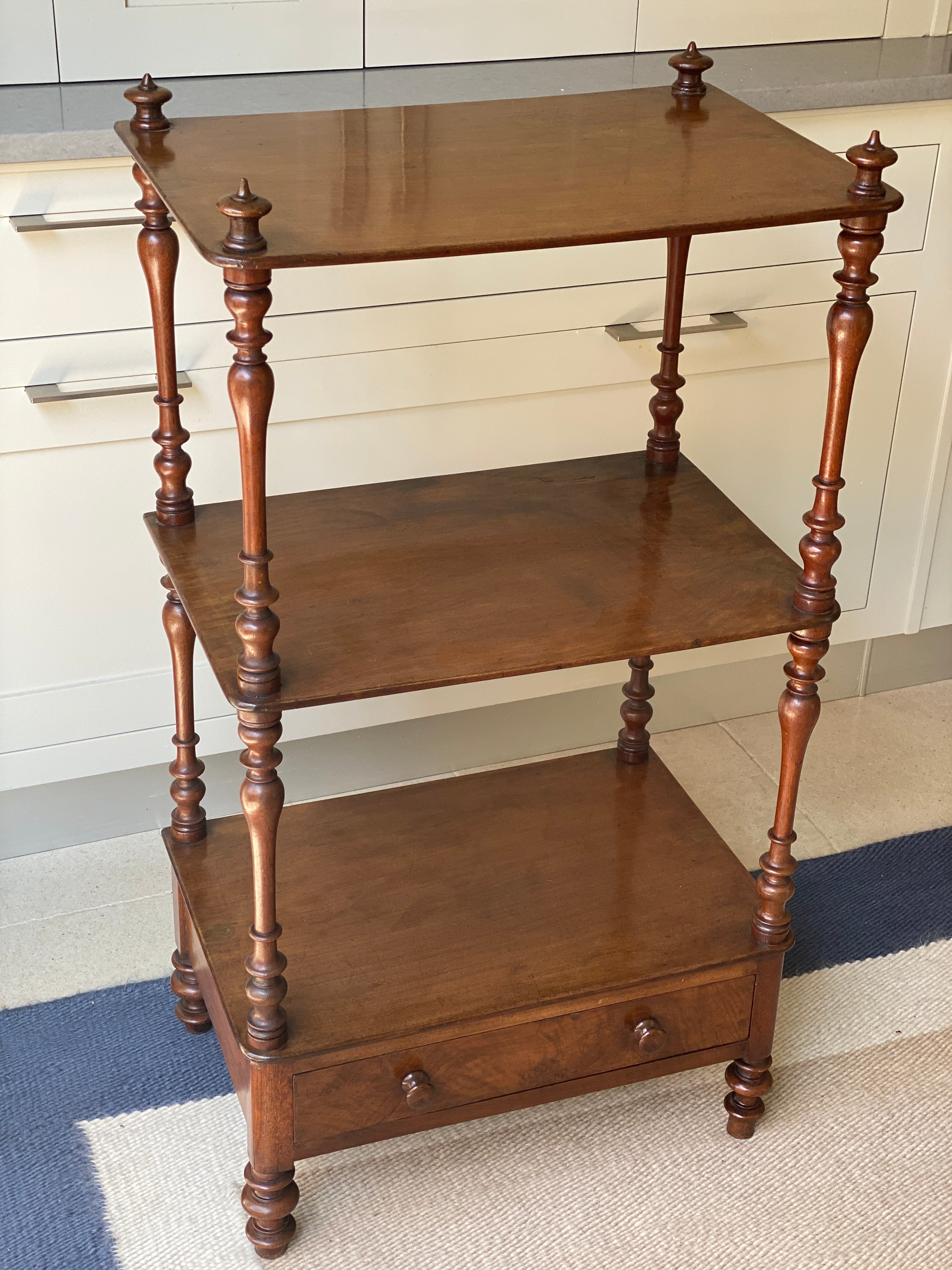 Pretty Small Mahogany Whatnot