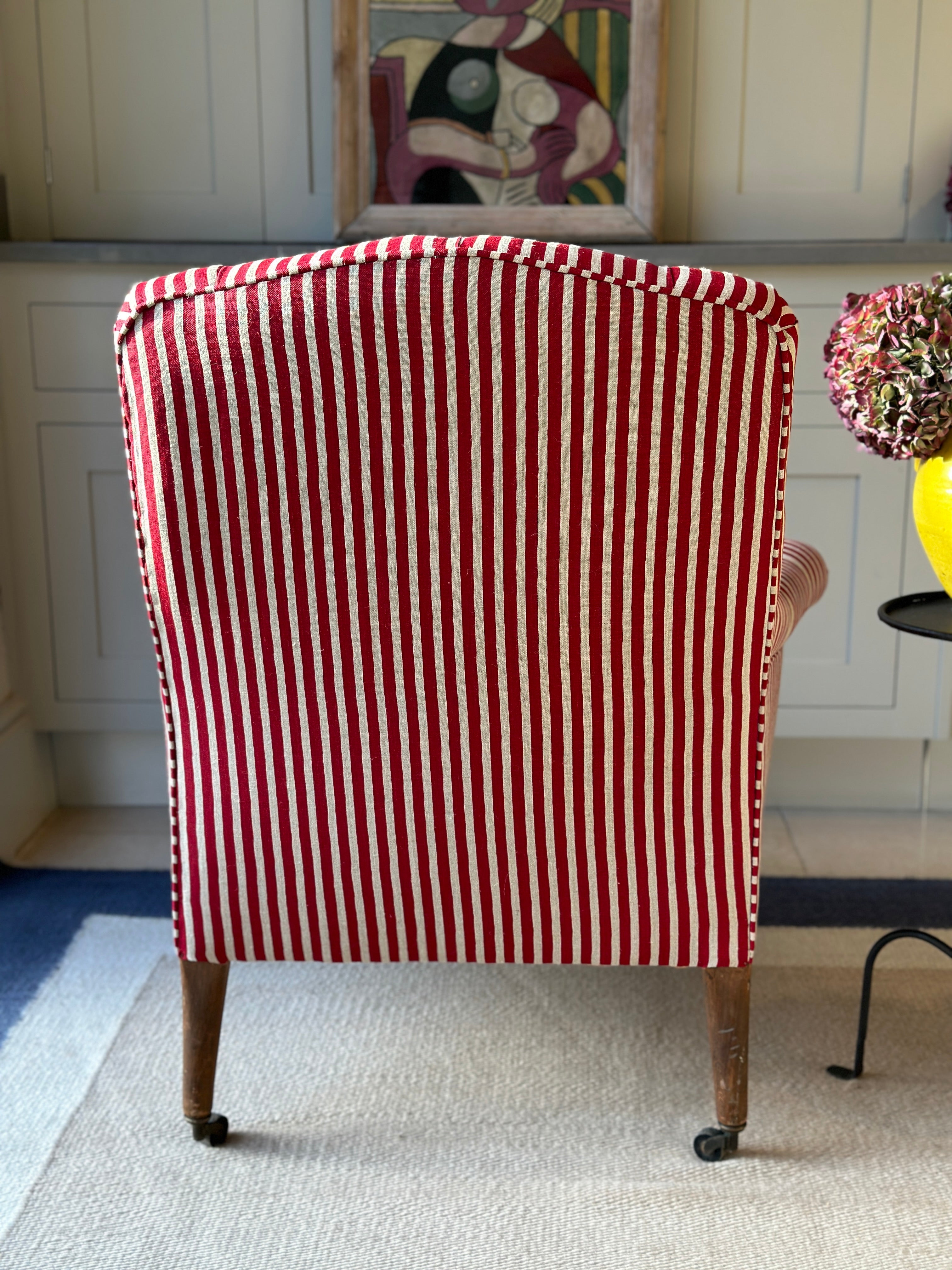 Late C19th French Button Back Chair