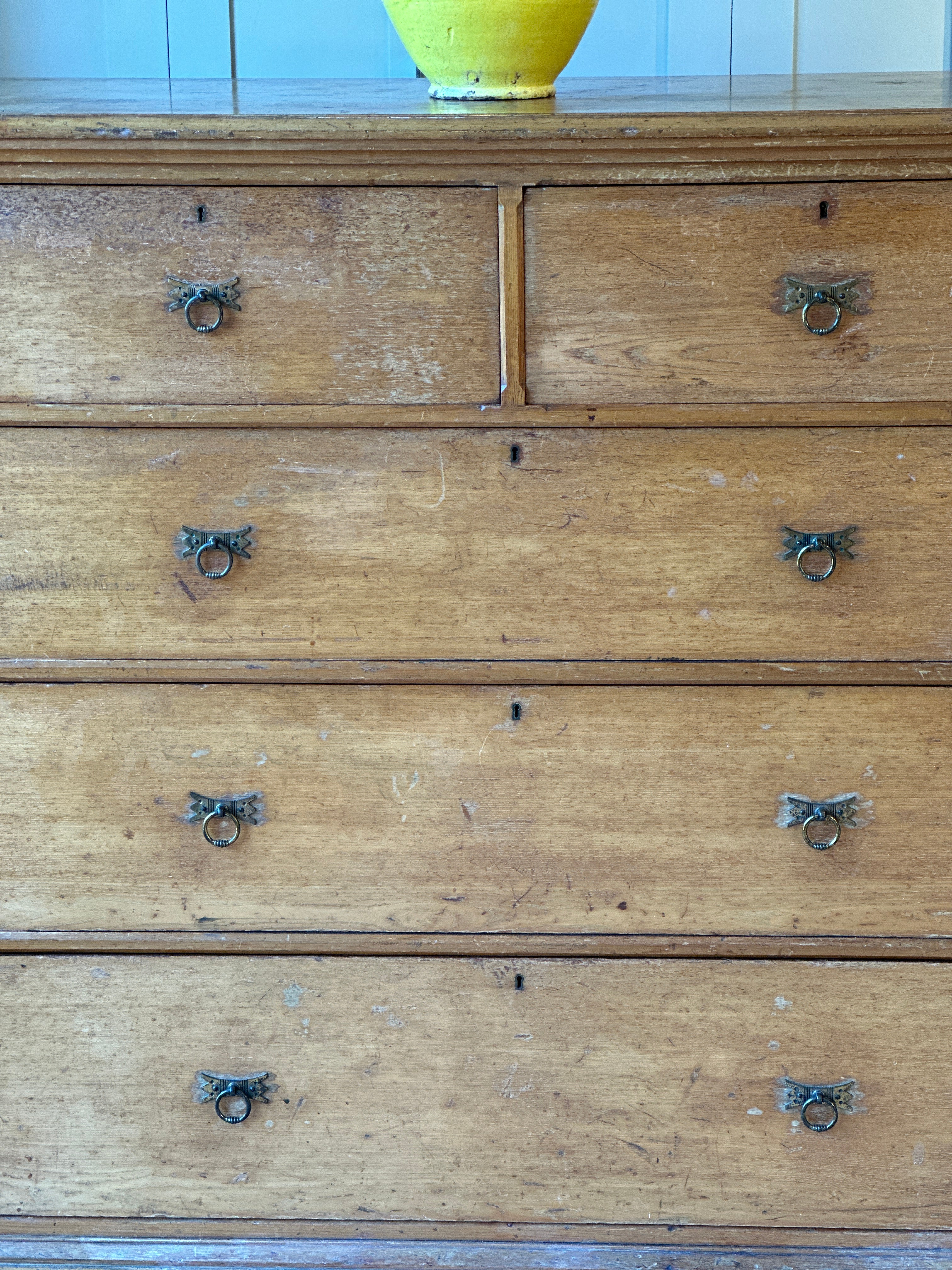 Large Arts & Crafts Chest of Drawers in Ash