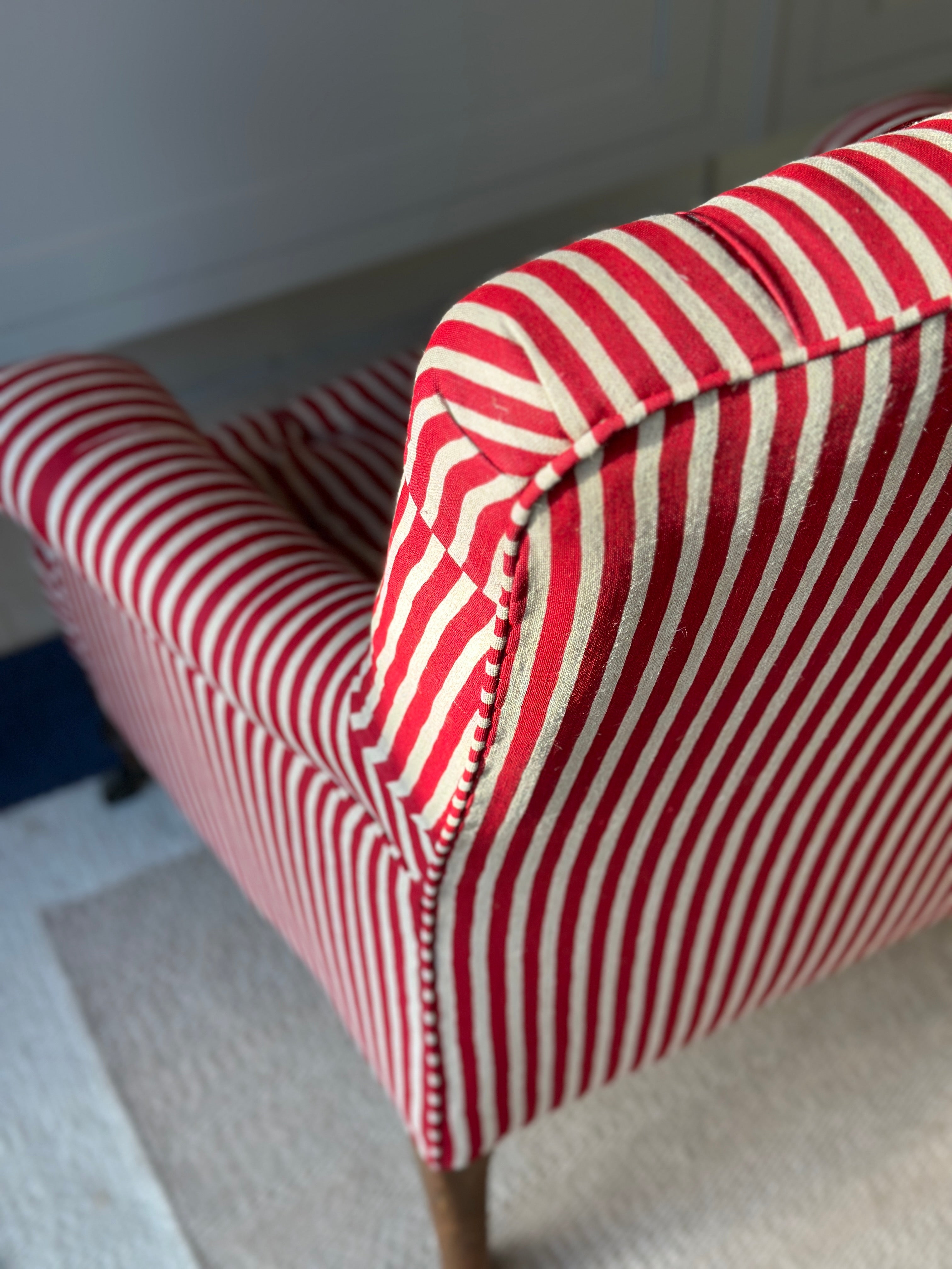 Late C19th French Button Back Chair