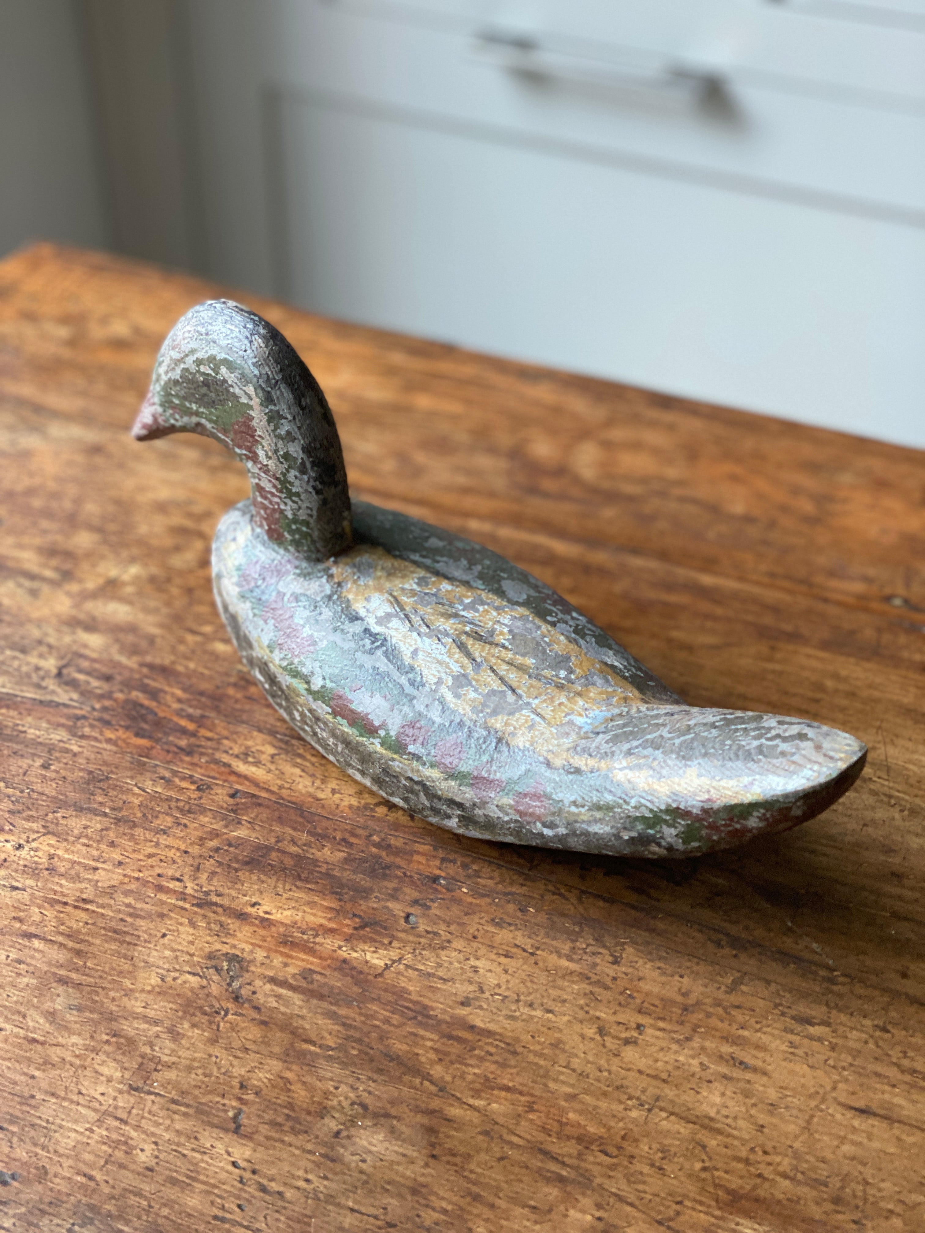 Very Attractive Antique Painted Decoy Duck