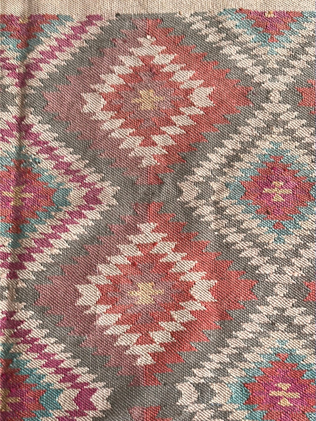 Vintage Moroccan Flatweave Rug