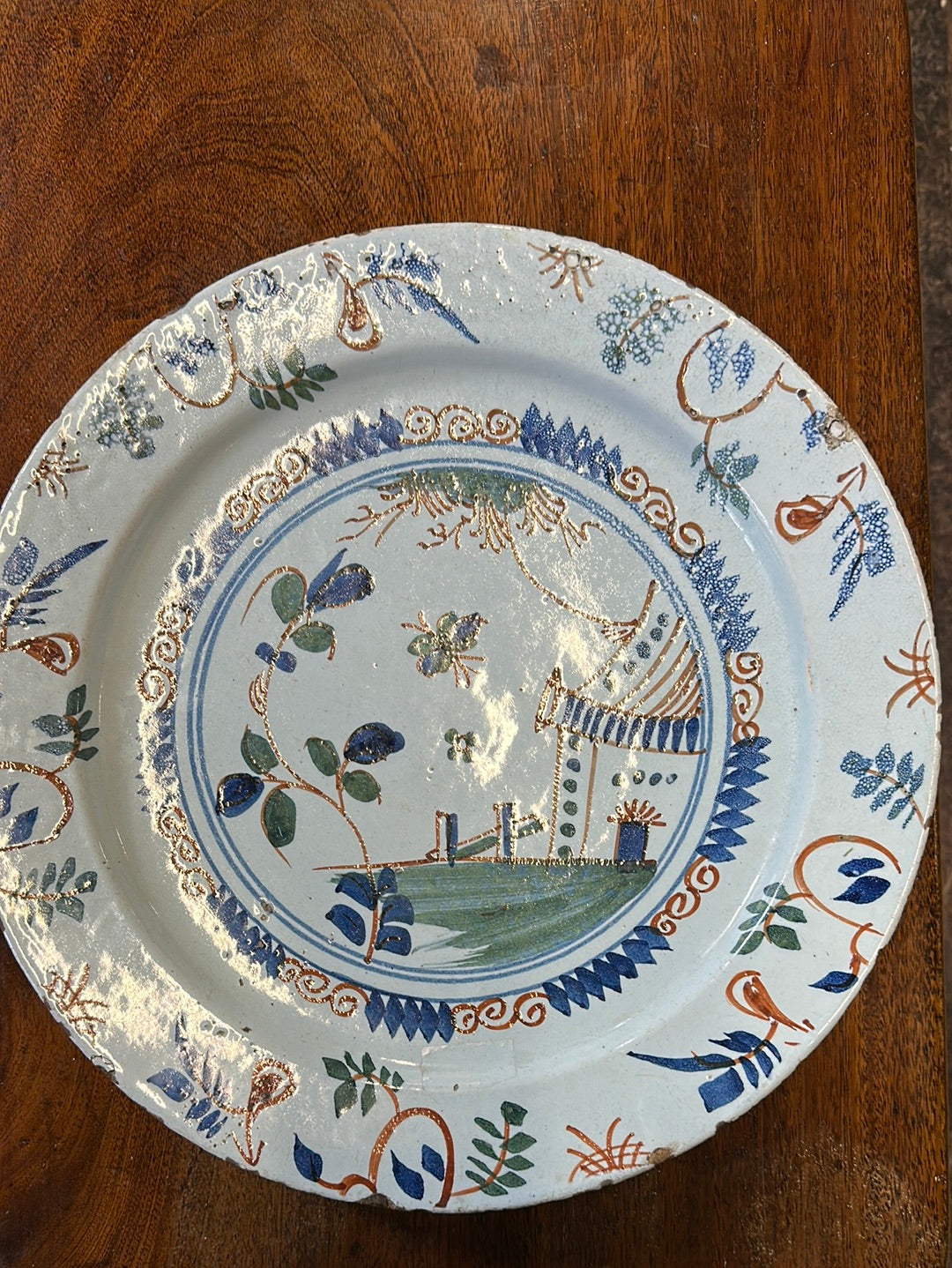 Polychrome Delft Dutch Charger