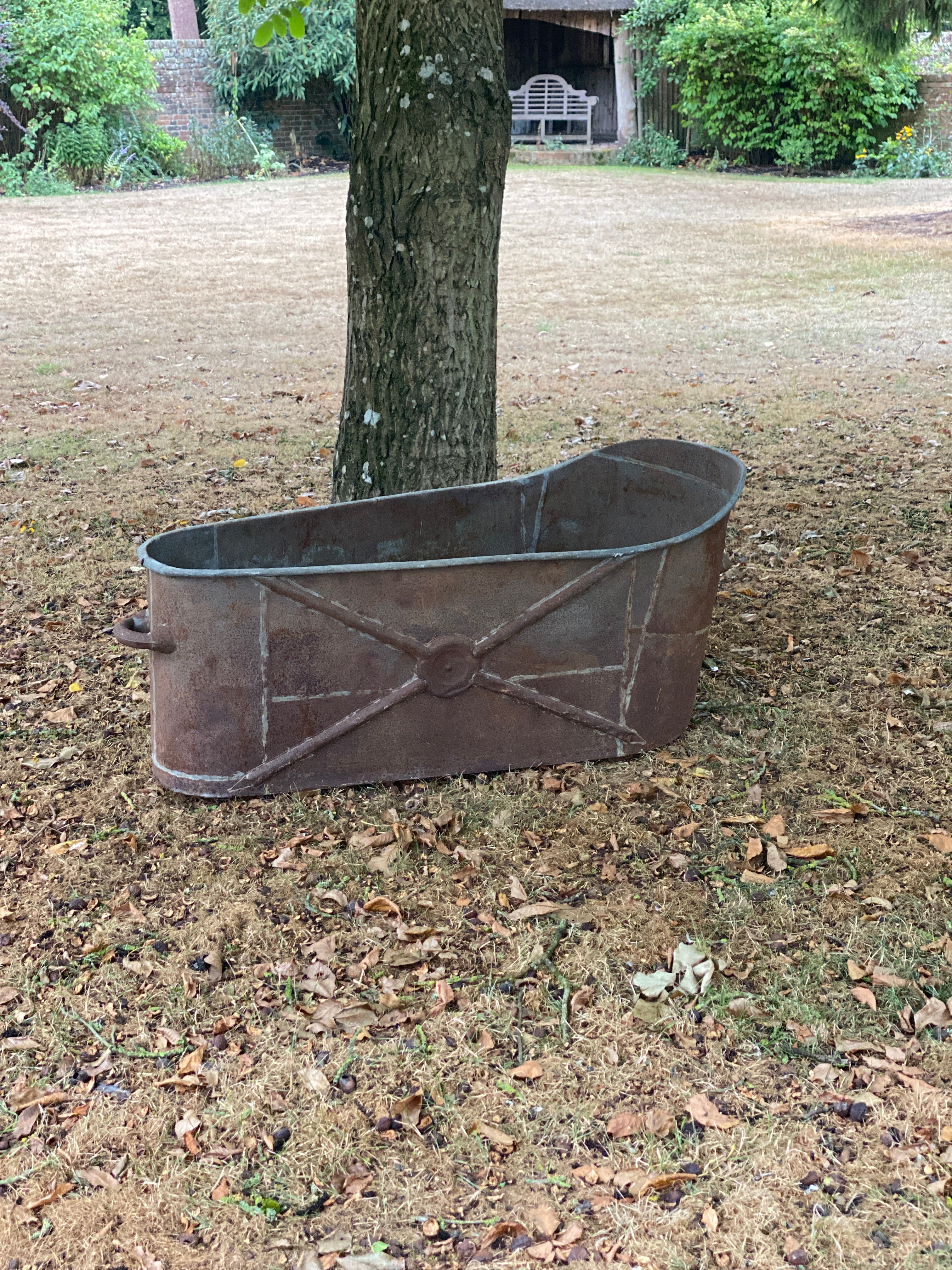Stunning French Galvanised Bath