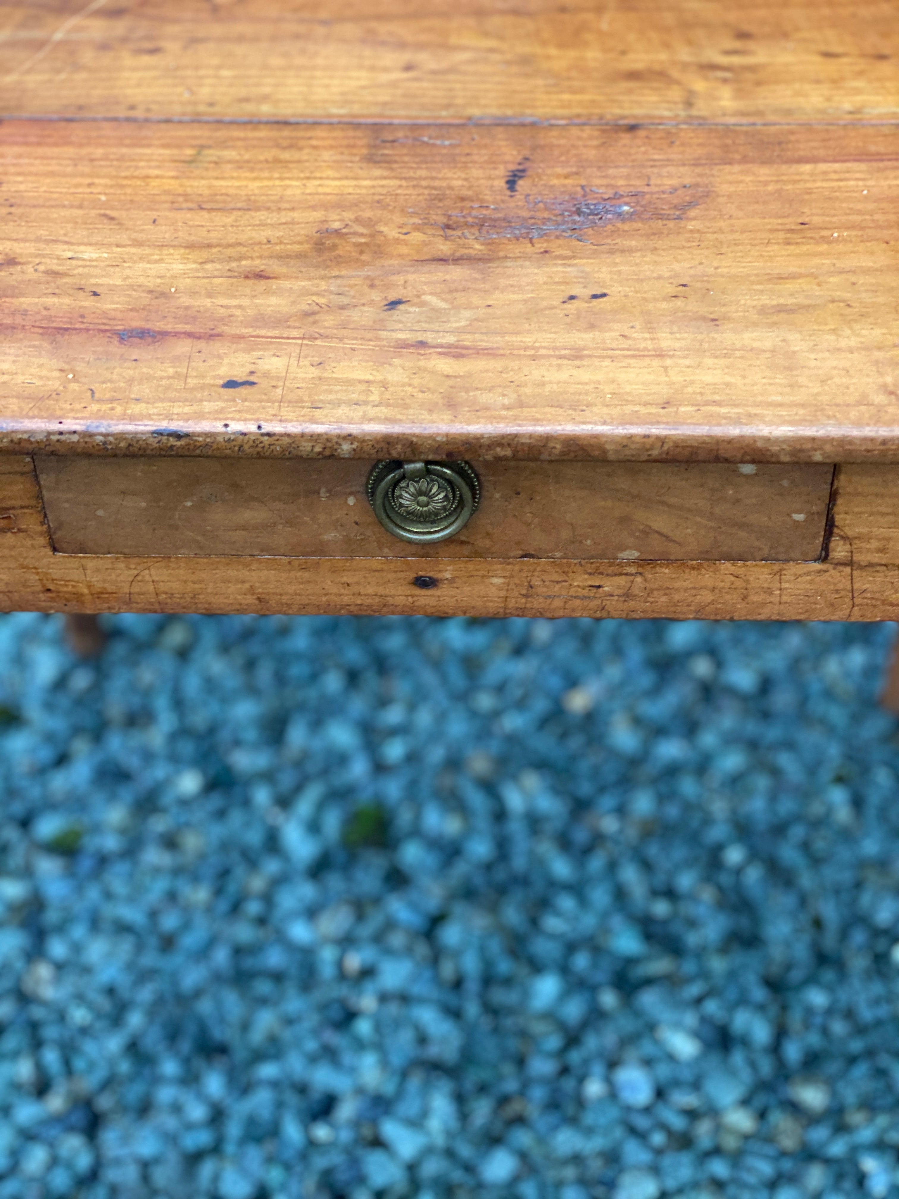 Vintage Pitch Pine Table