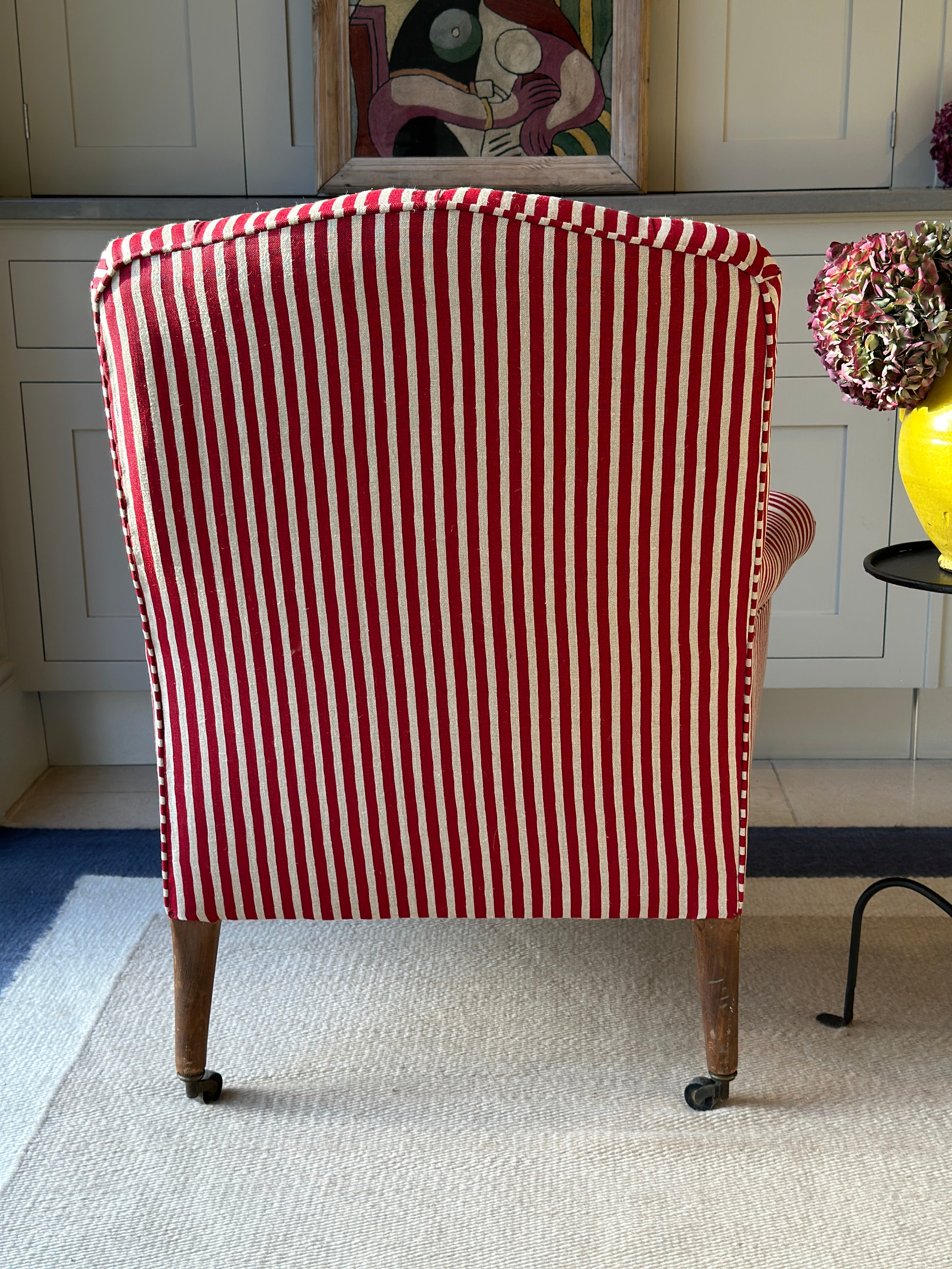Late C19th French Button Back Chair