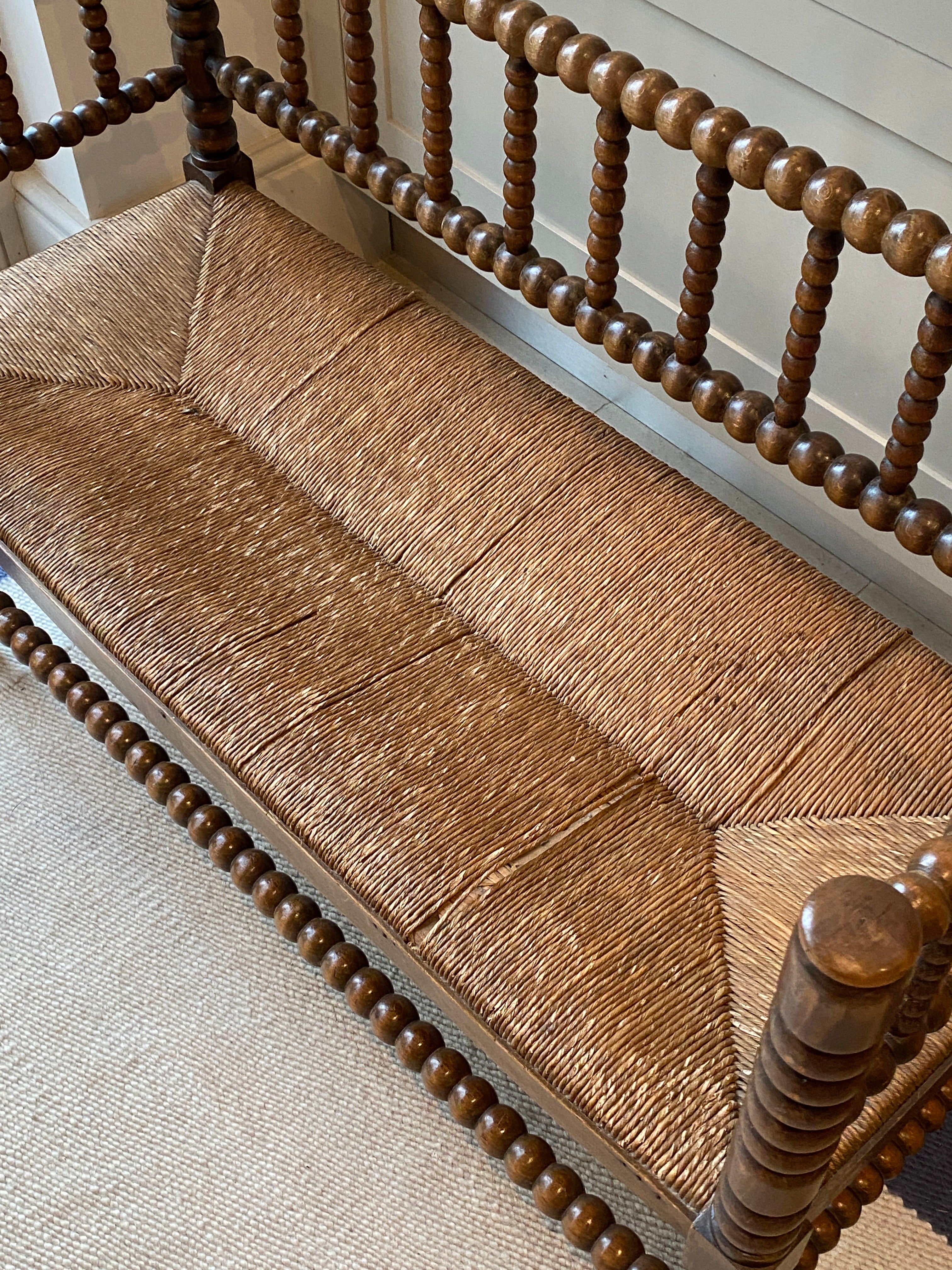 Late 19th Century Bobbin Turned Bench