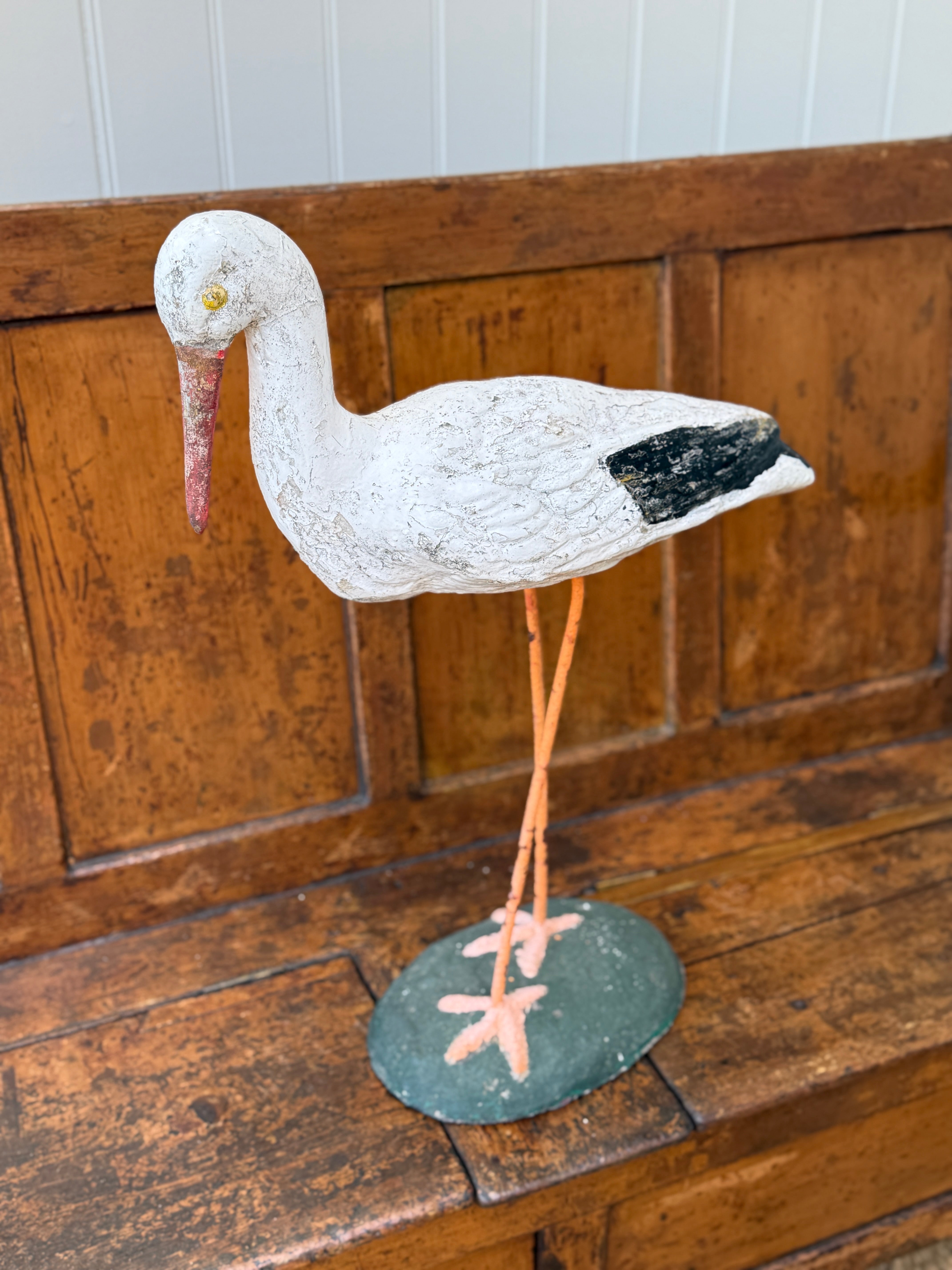 Vintage French Stork