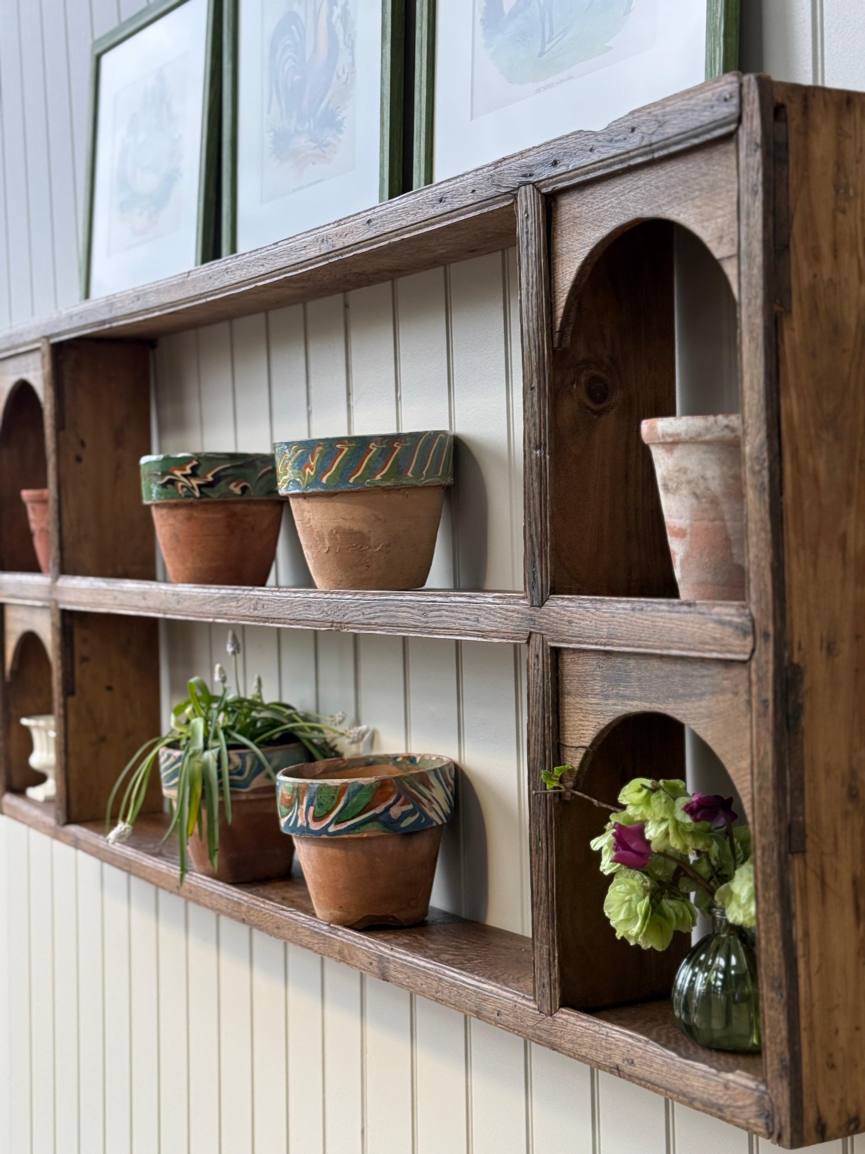 19th Century Solid Oak Rack