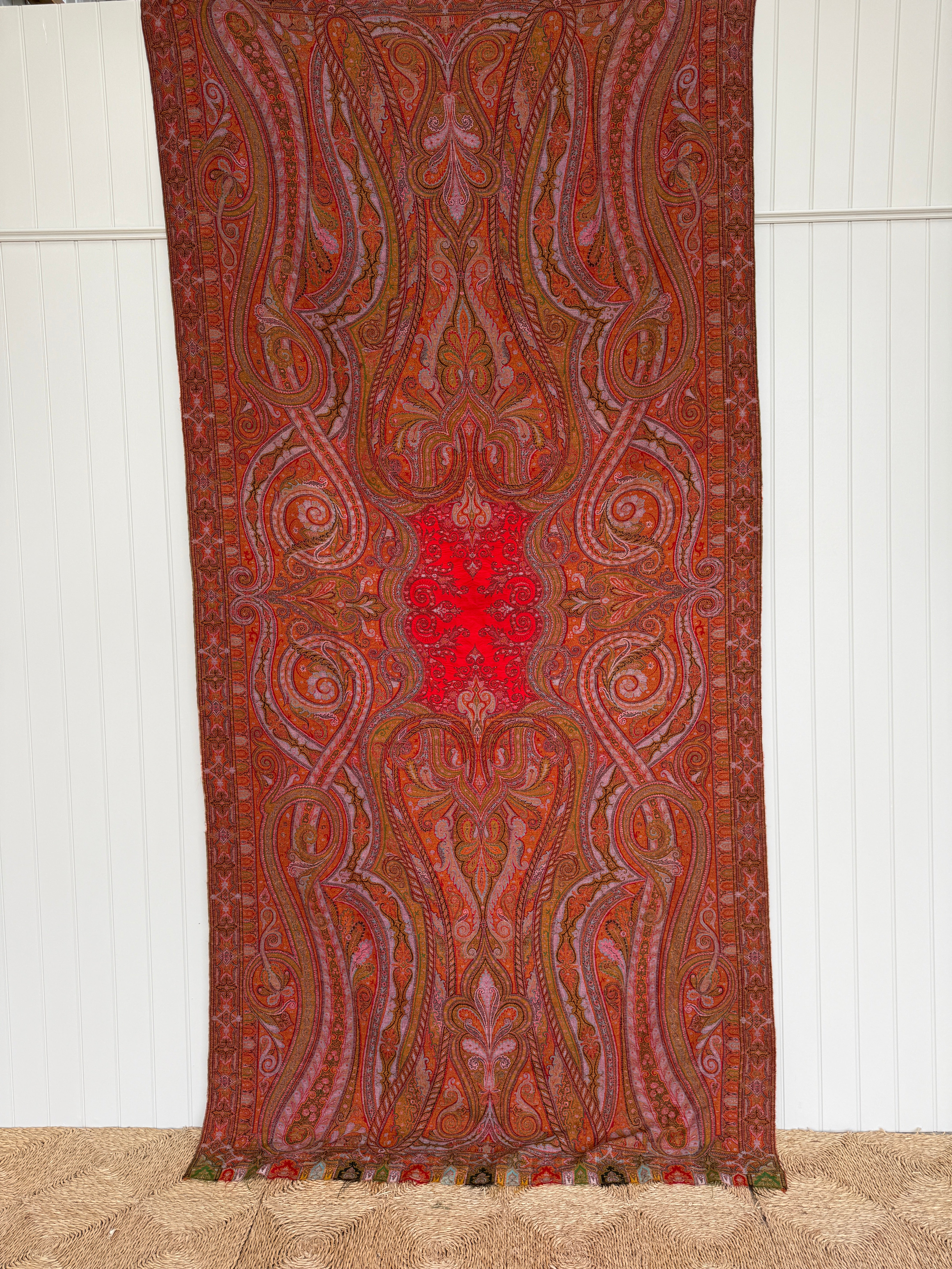Large Paisley Carriage Shawl